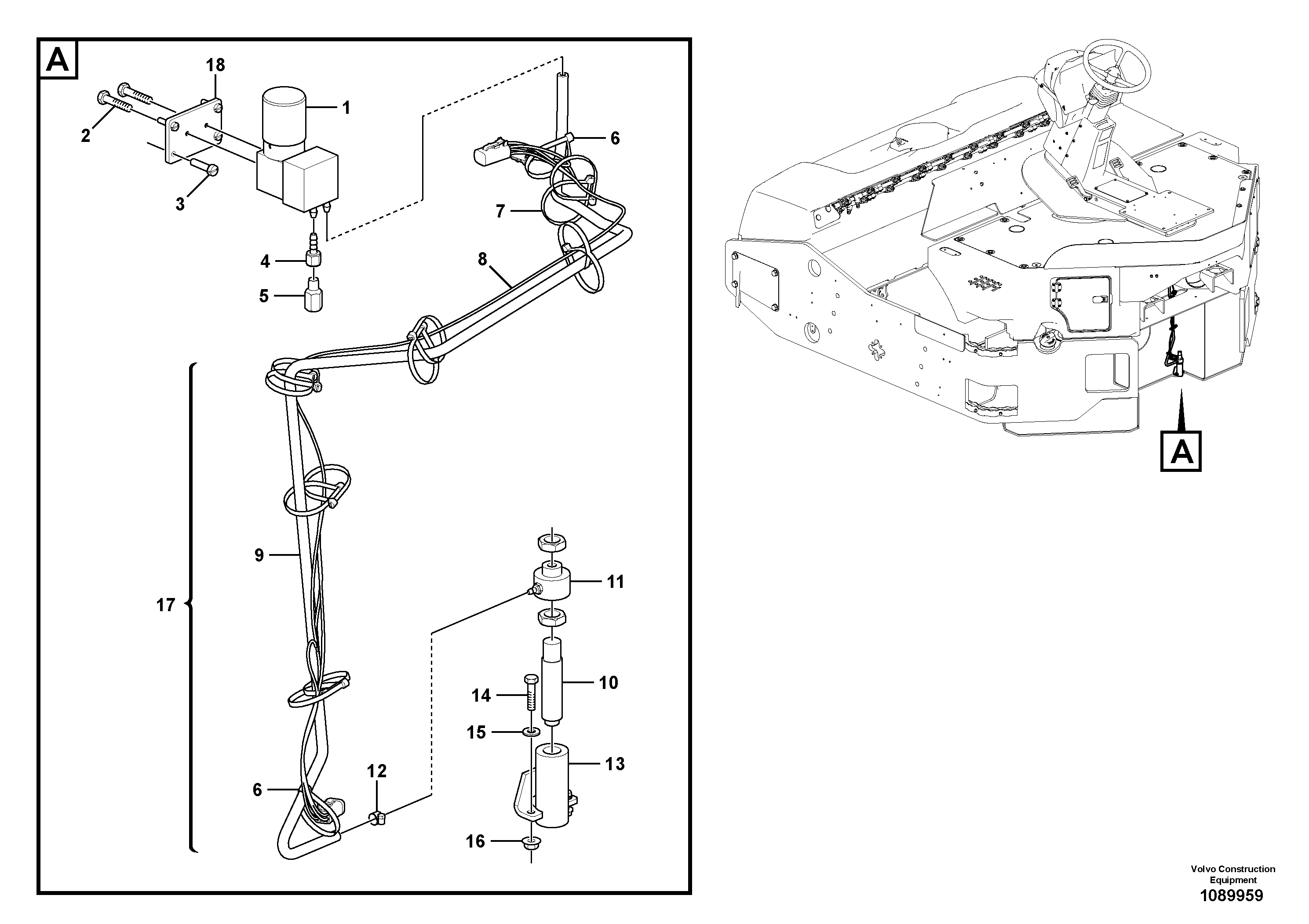 Support Leg VOE12790377 VOLVO