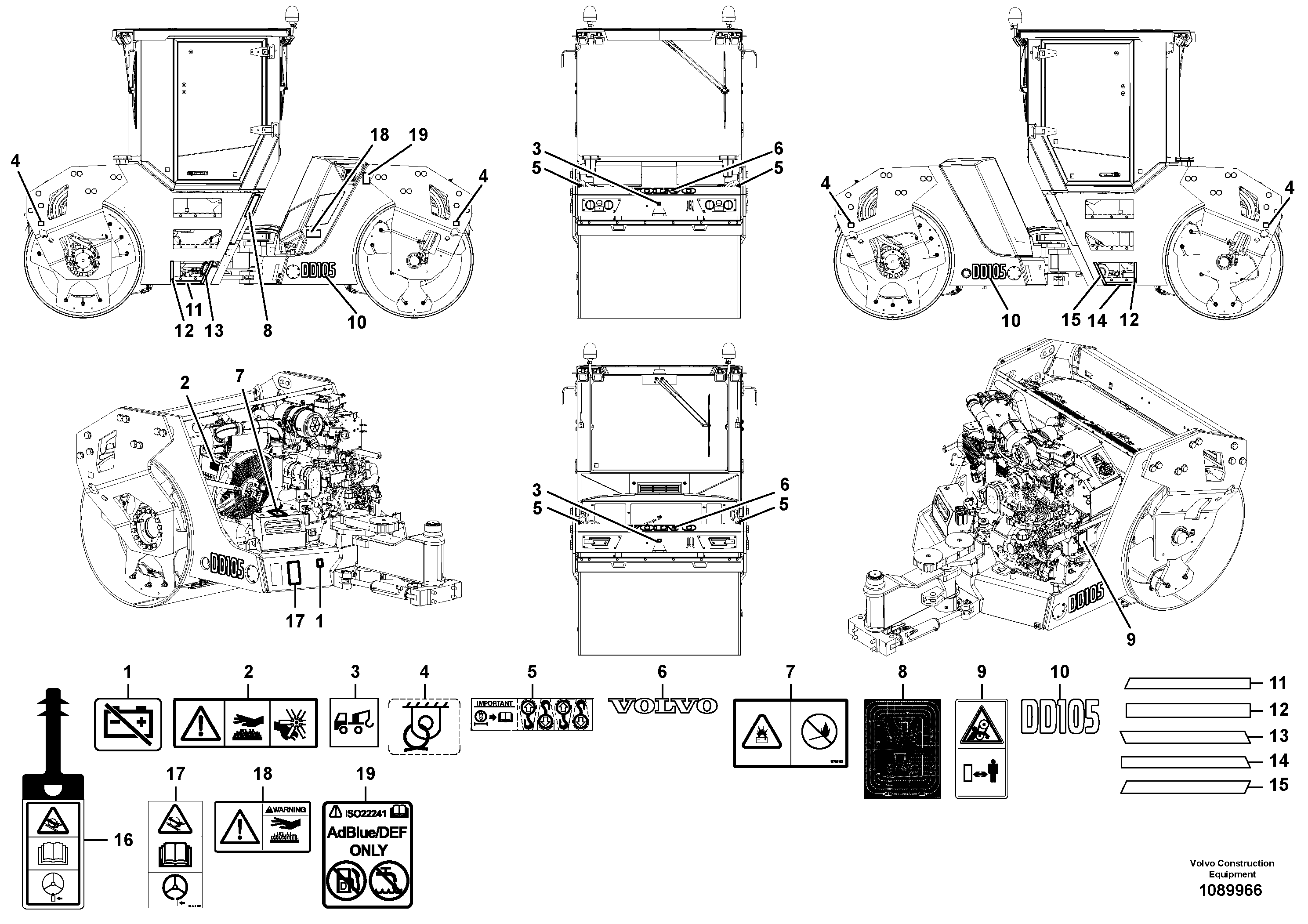 Cylinder Block VOE12819663 VOLVO