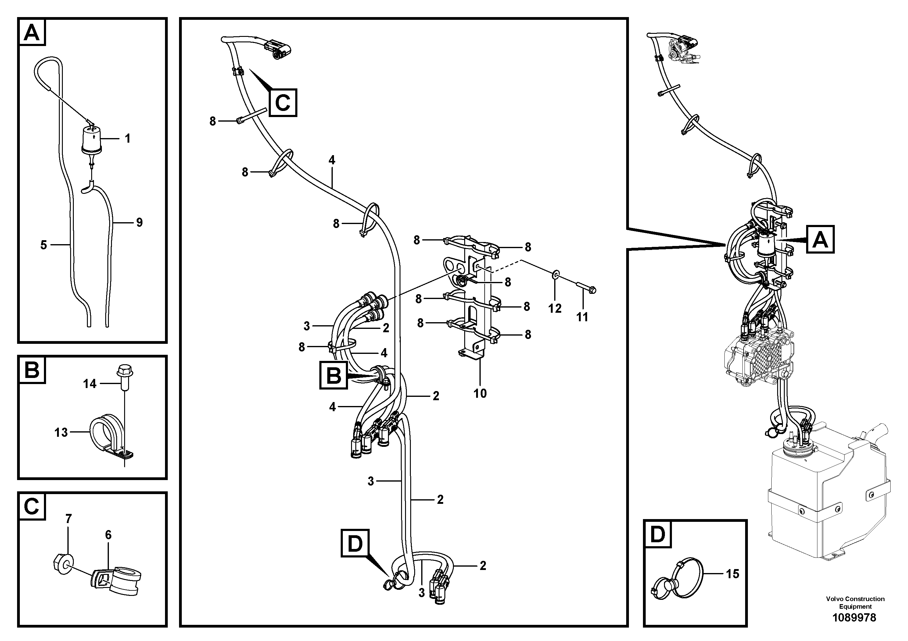 Timing gear casing VOE17394268 VOLVO