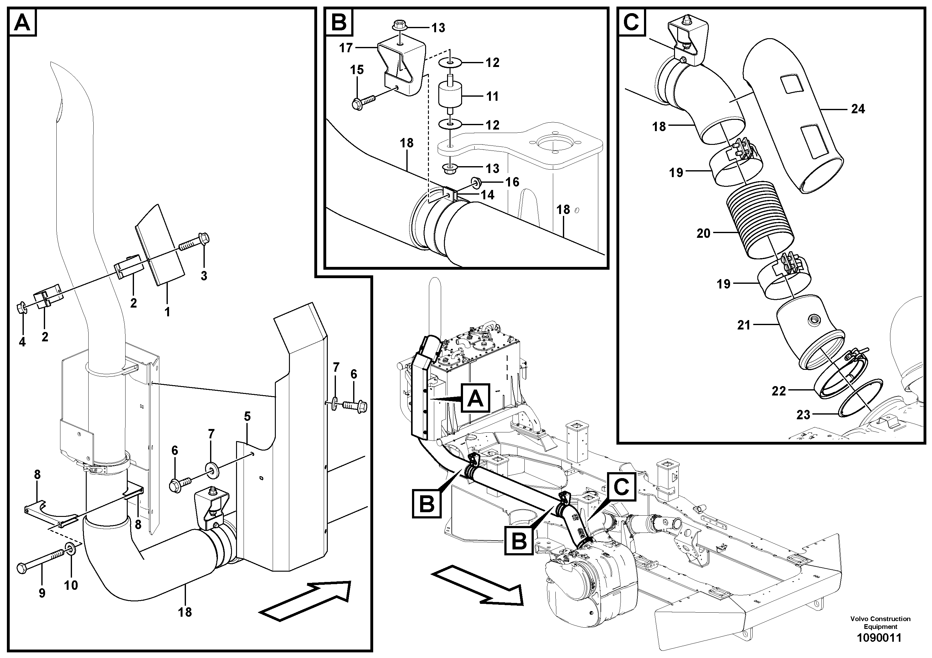 Axle Casing VOE16848496 VOLVO