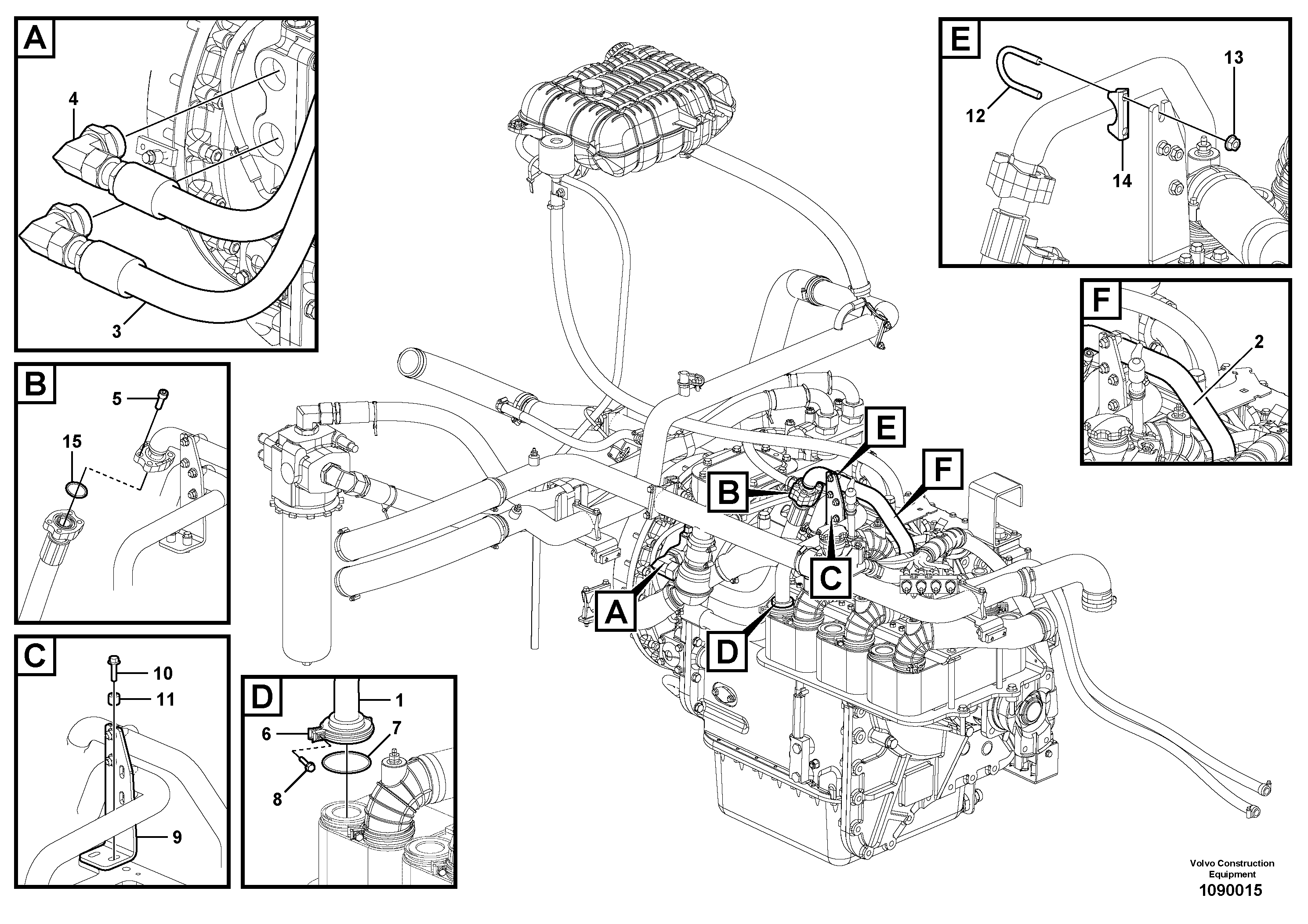Seat frame VOE16877259 VOLVO