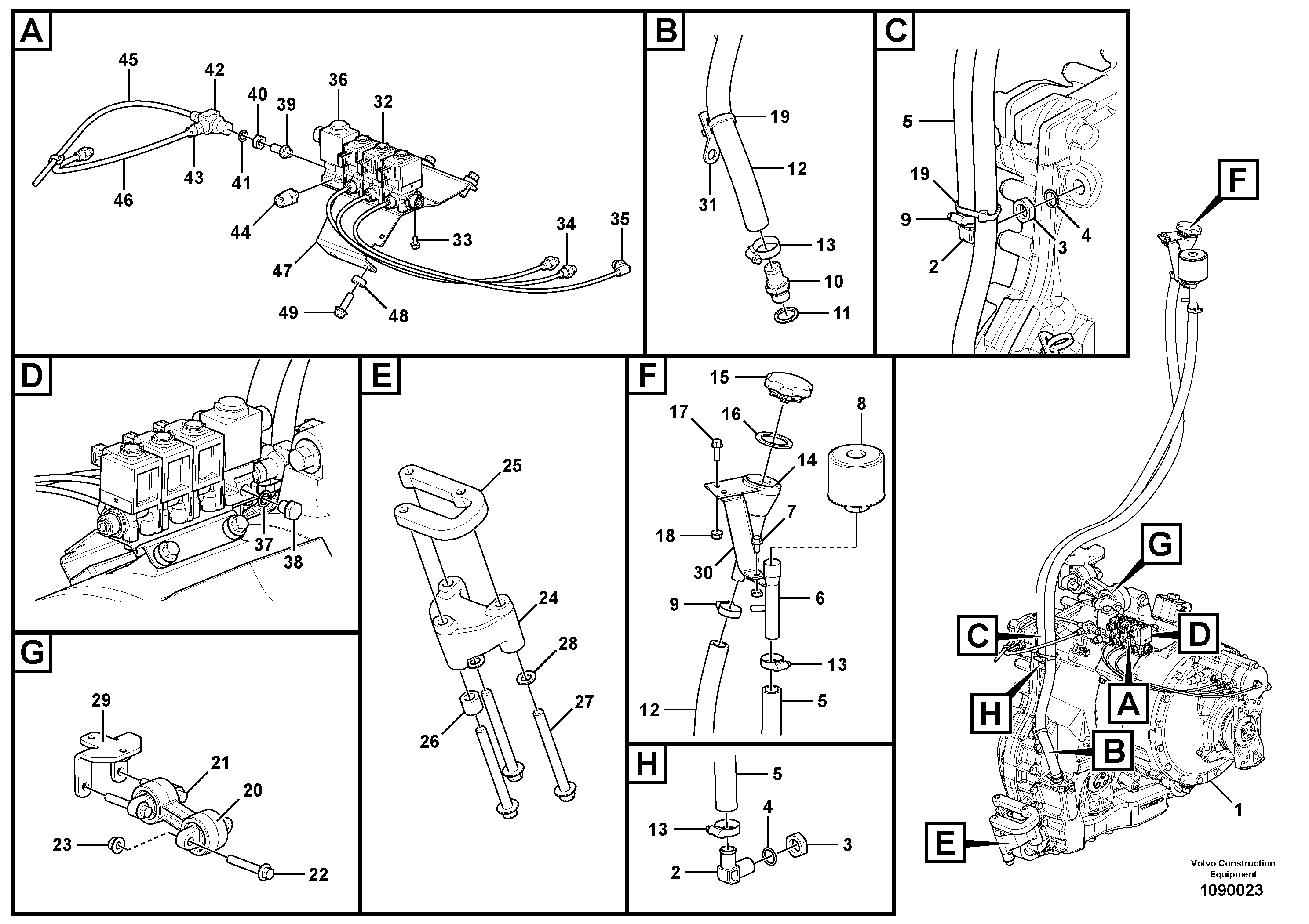 Seat frame VOE16882011 VOLVO