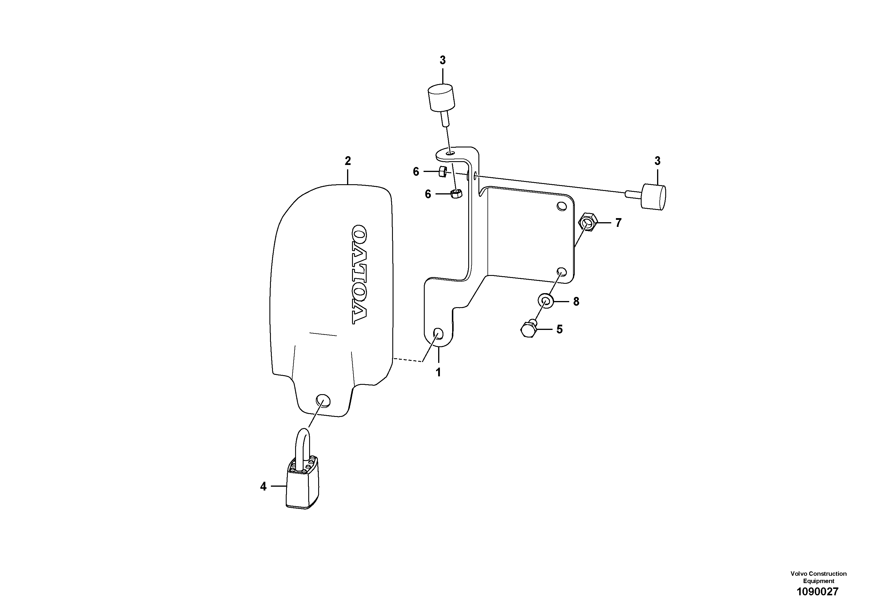 Holder VOE17485360 VOLVO