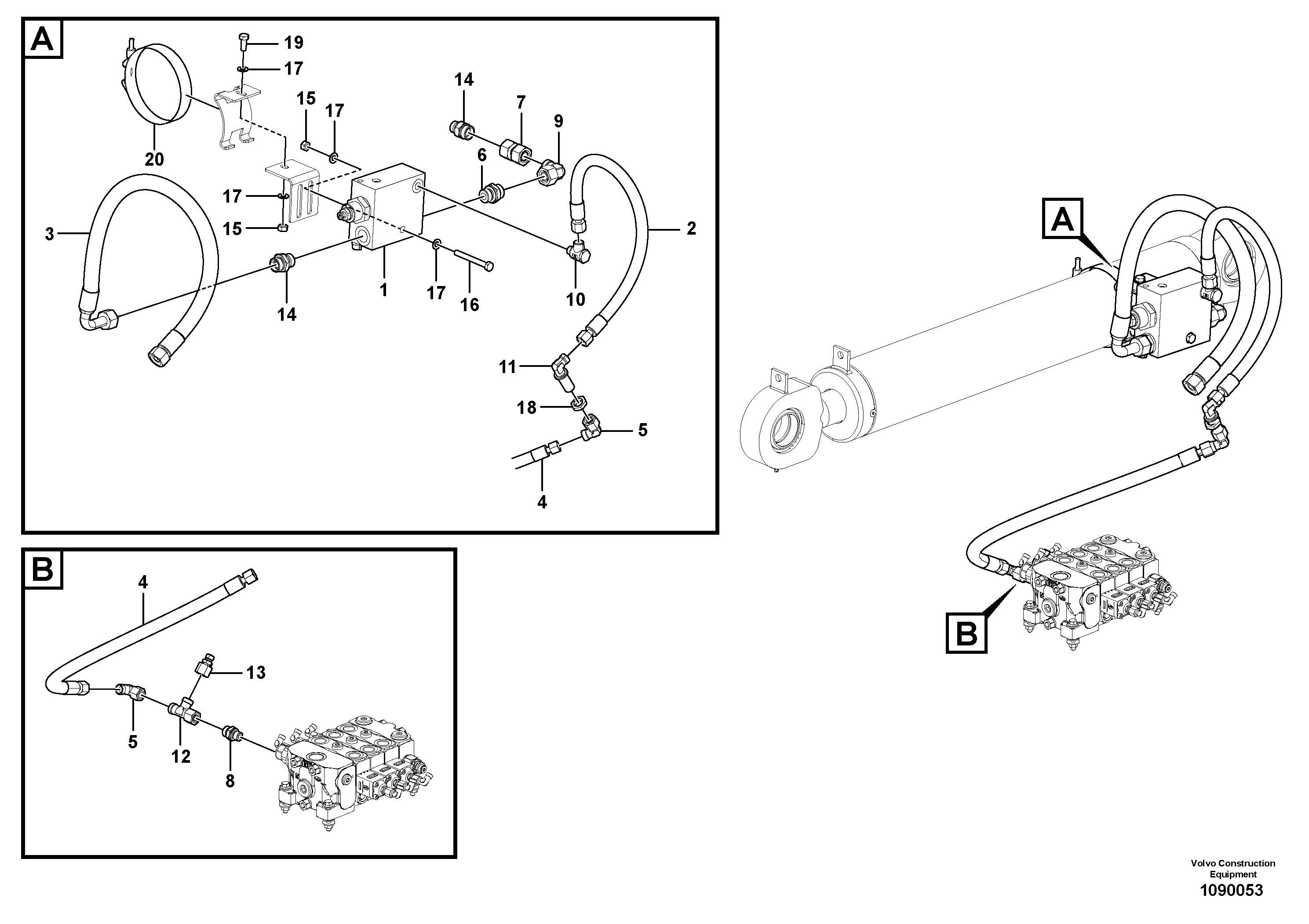Timing gear casing VOE15231848 VOLVO