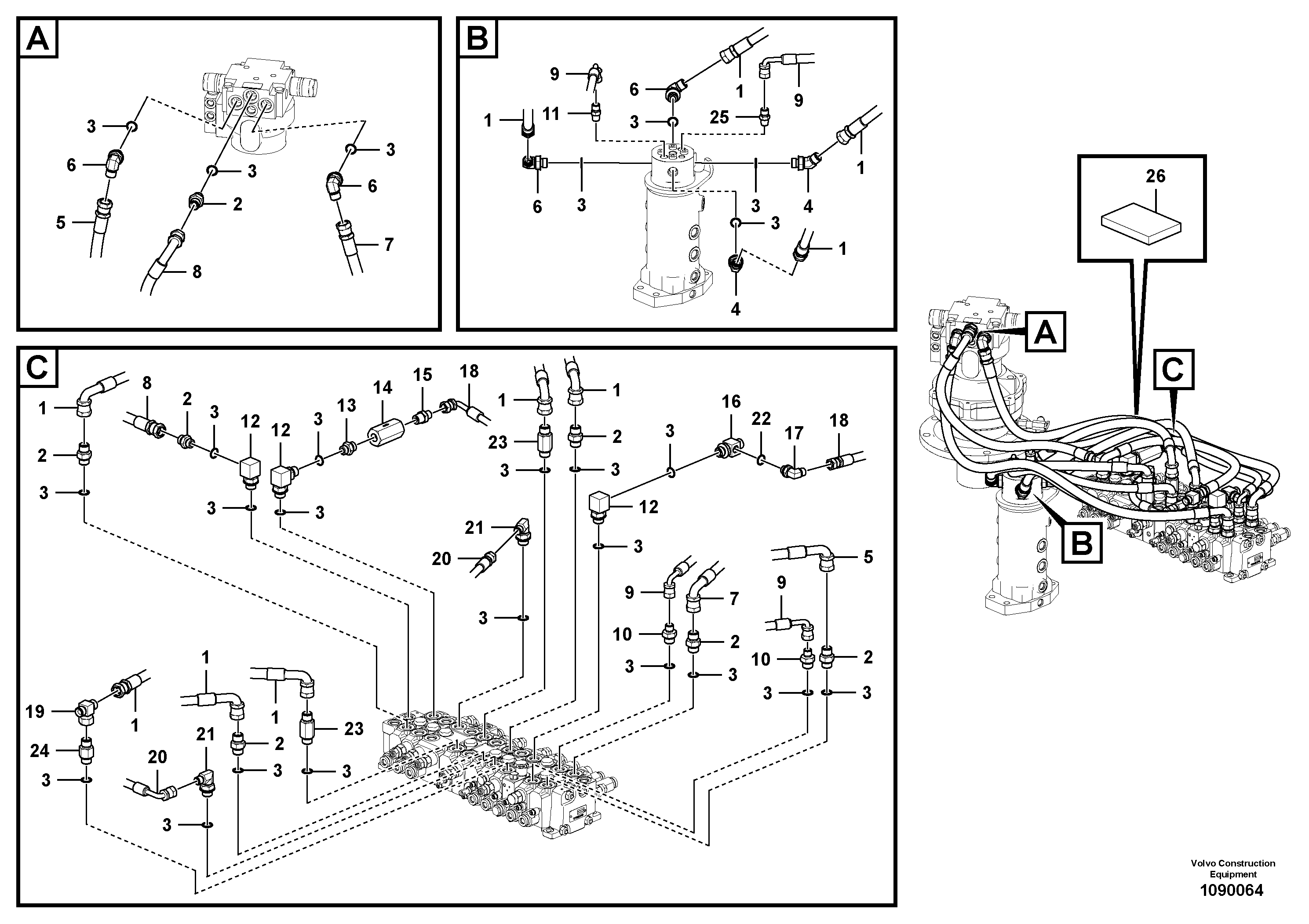 Valve Assembly, Stop RM/VOE14717656 VOLVO