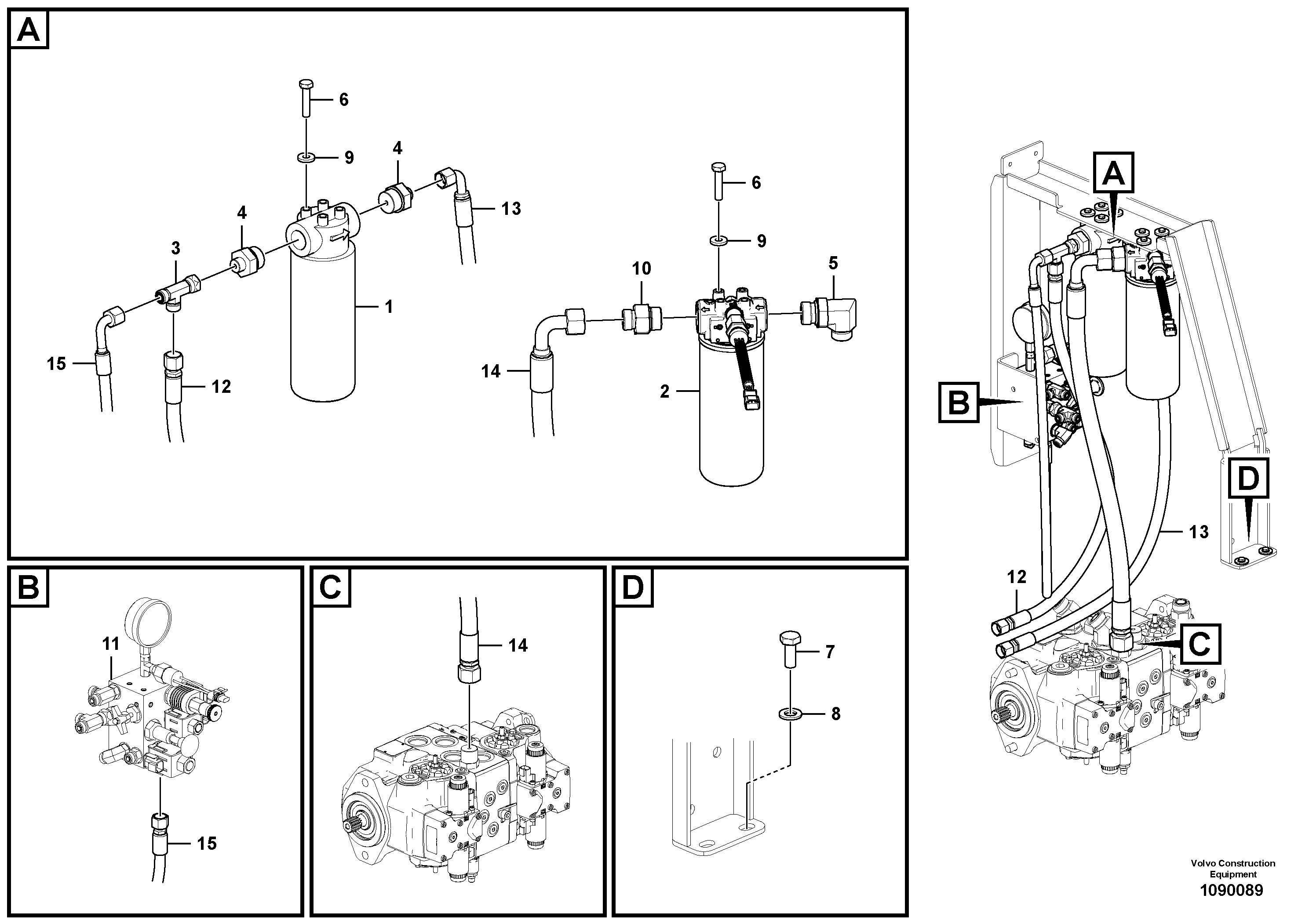 Timing gear casing VOE12833731 VOLVO
