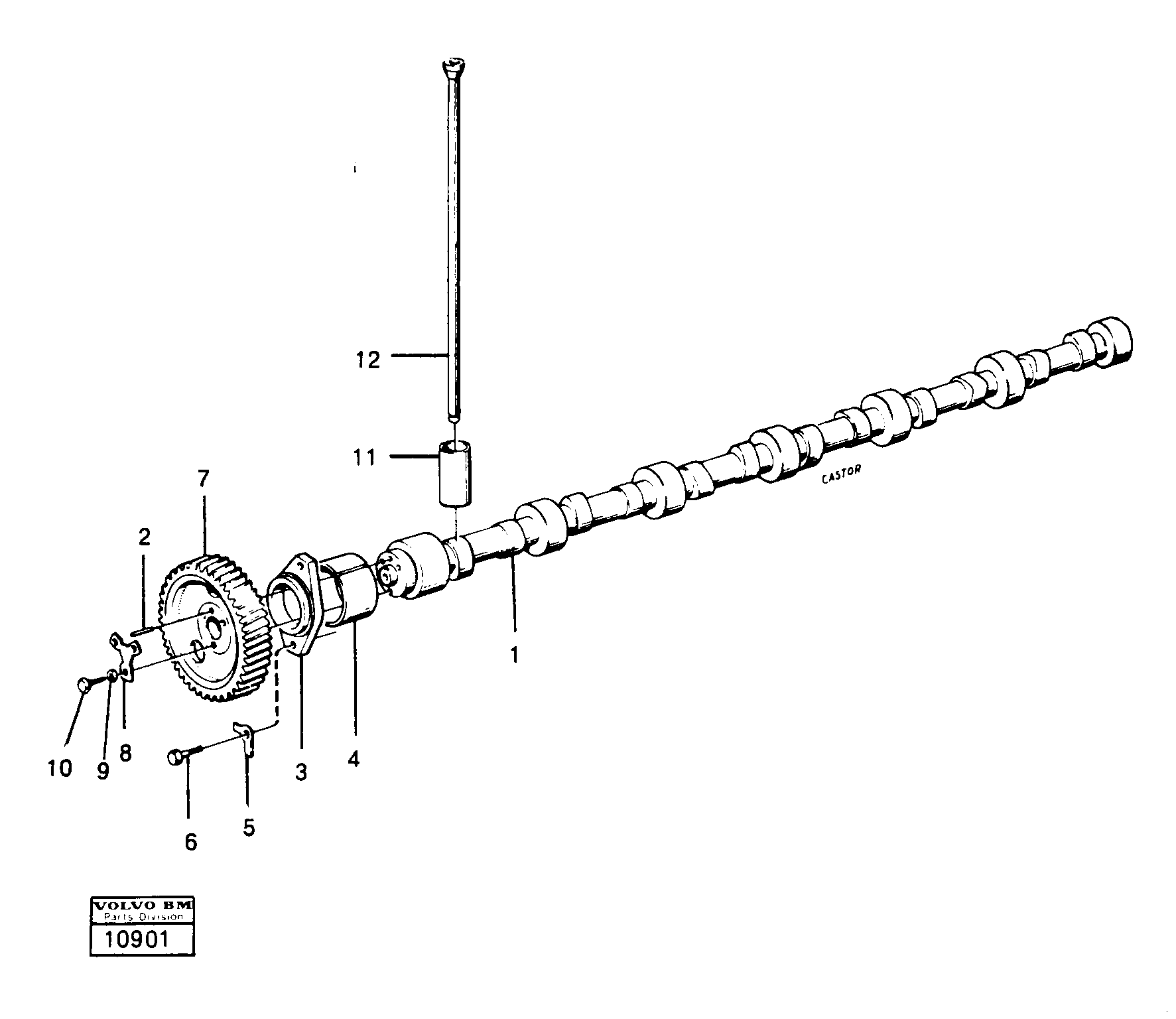 Spacer flange VOE421385 VOLVO