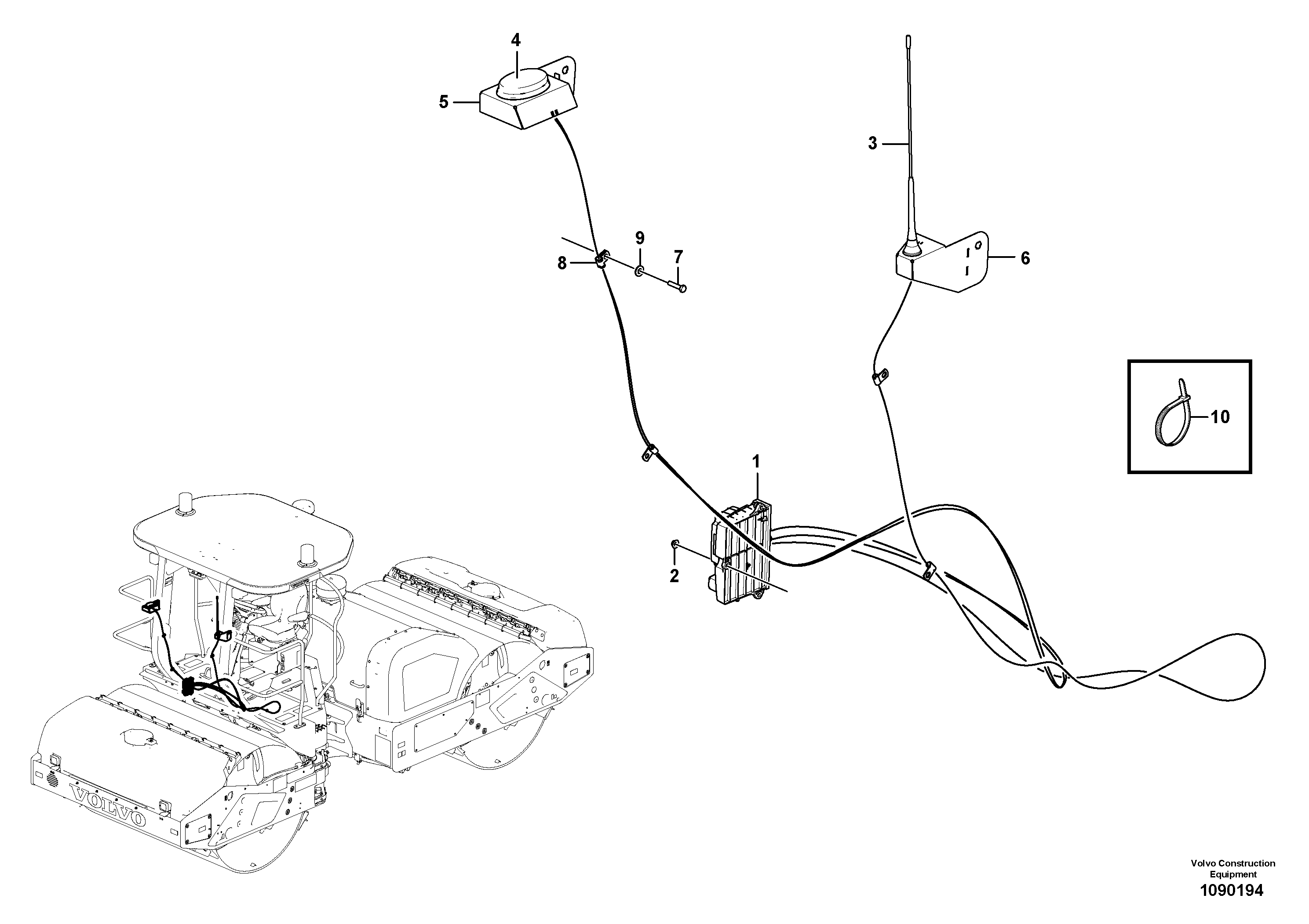 Seat frame VOE12829736 VOLVO