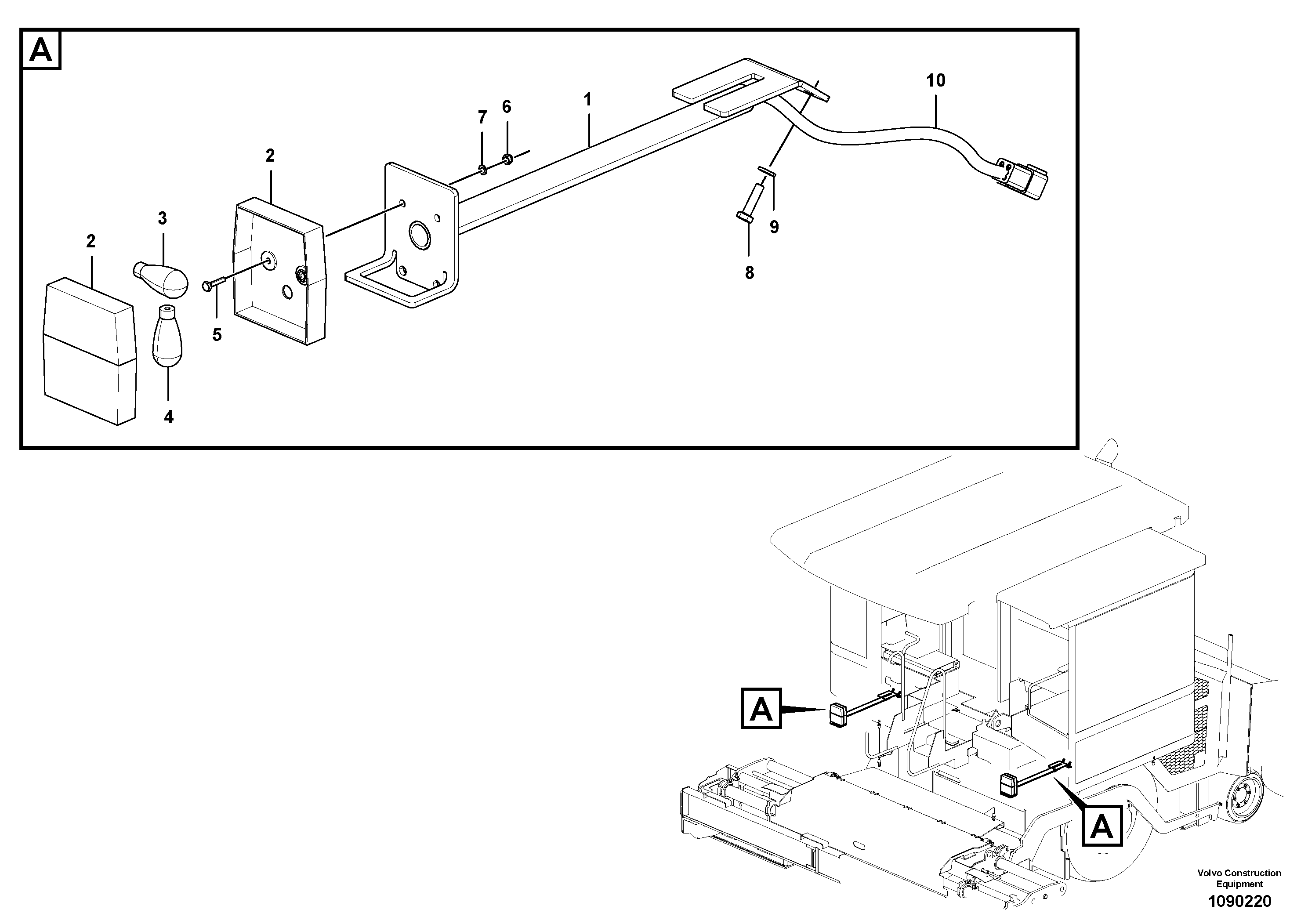 Radio Support VOE12822337 VOLVO