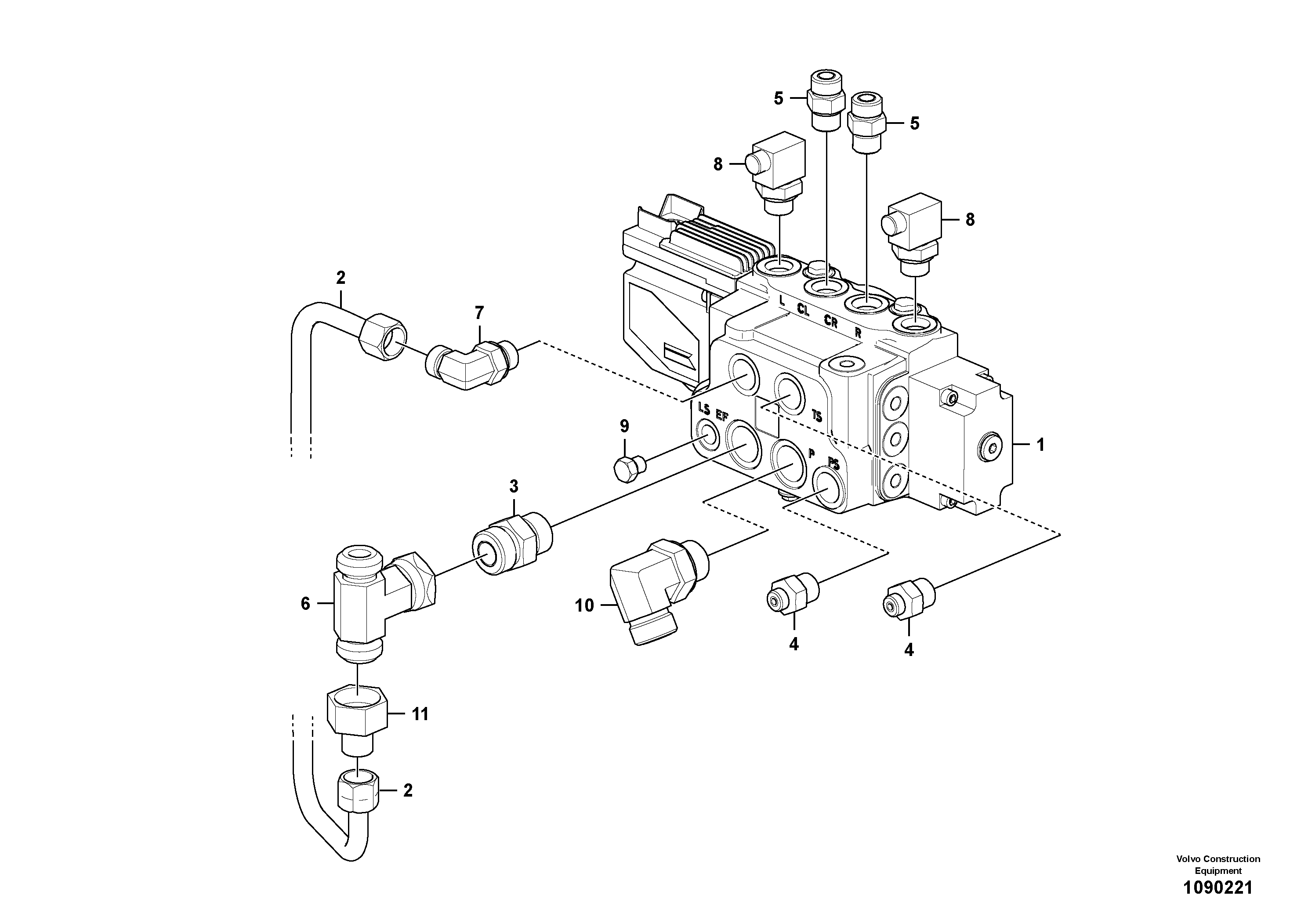 Fuel miser valve VOE12830319 VOLVO