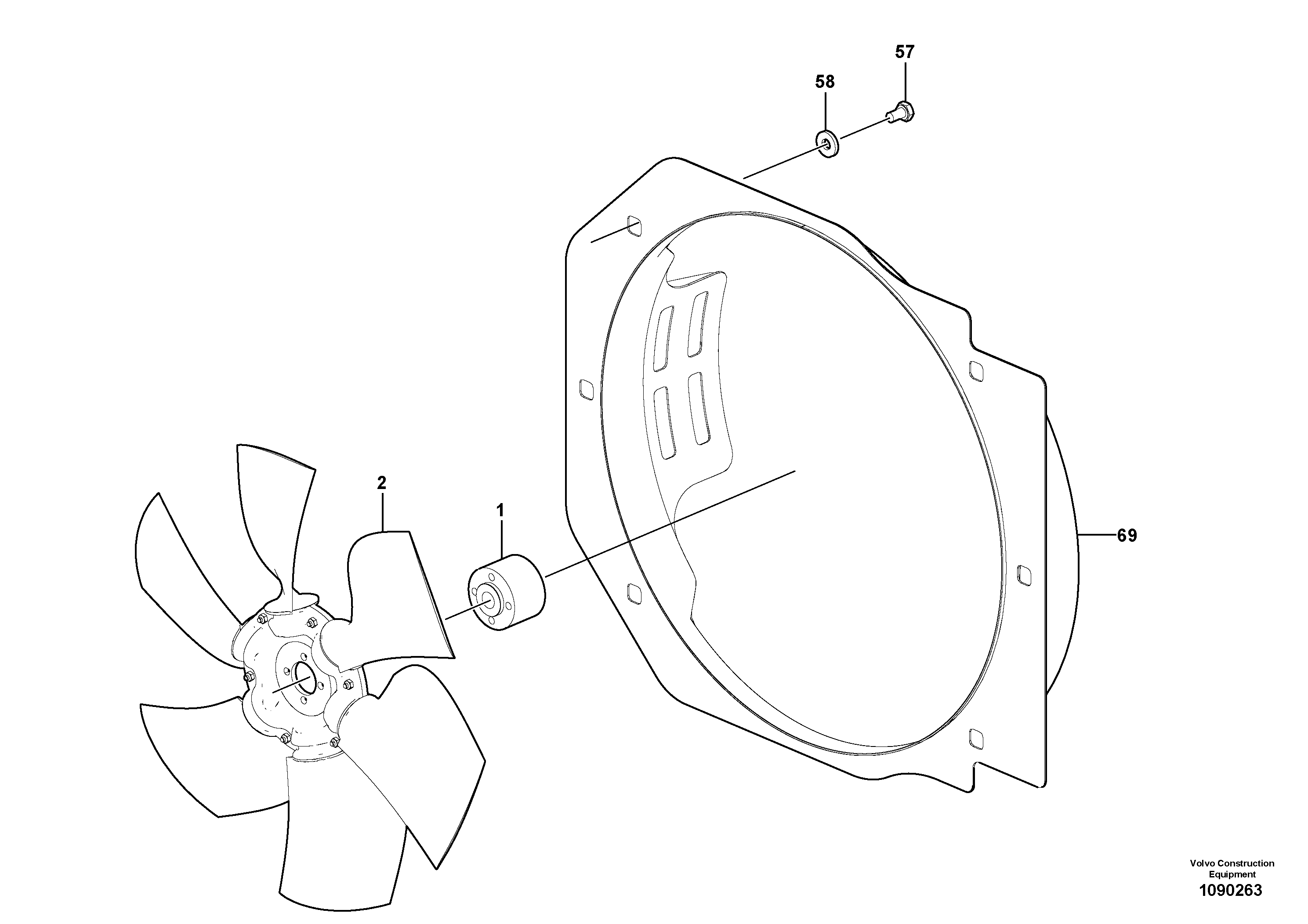 Fan Guard 12834281 VOLVO