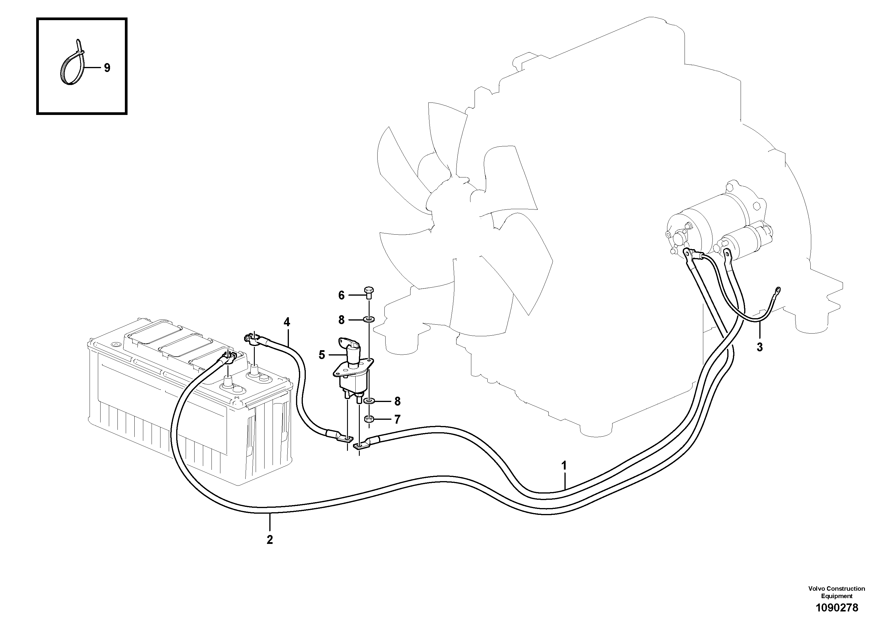 Radio Support VOE12818983 VOLVO