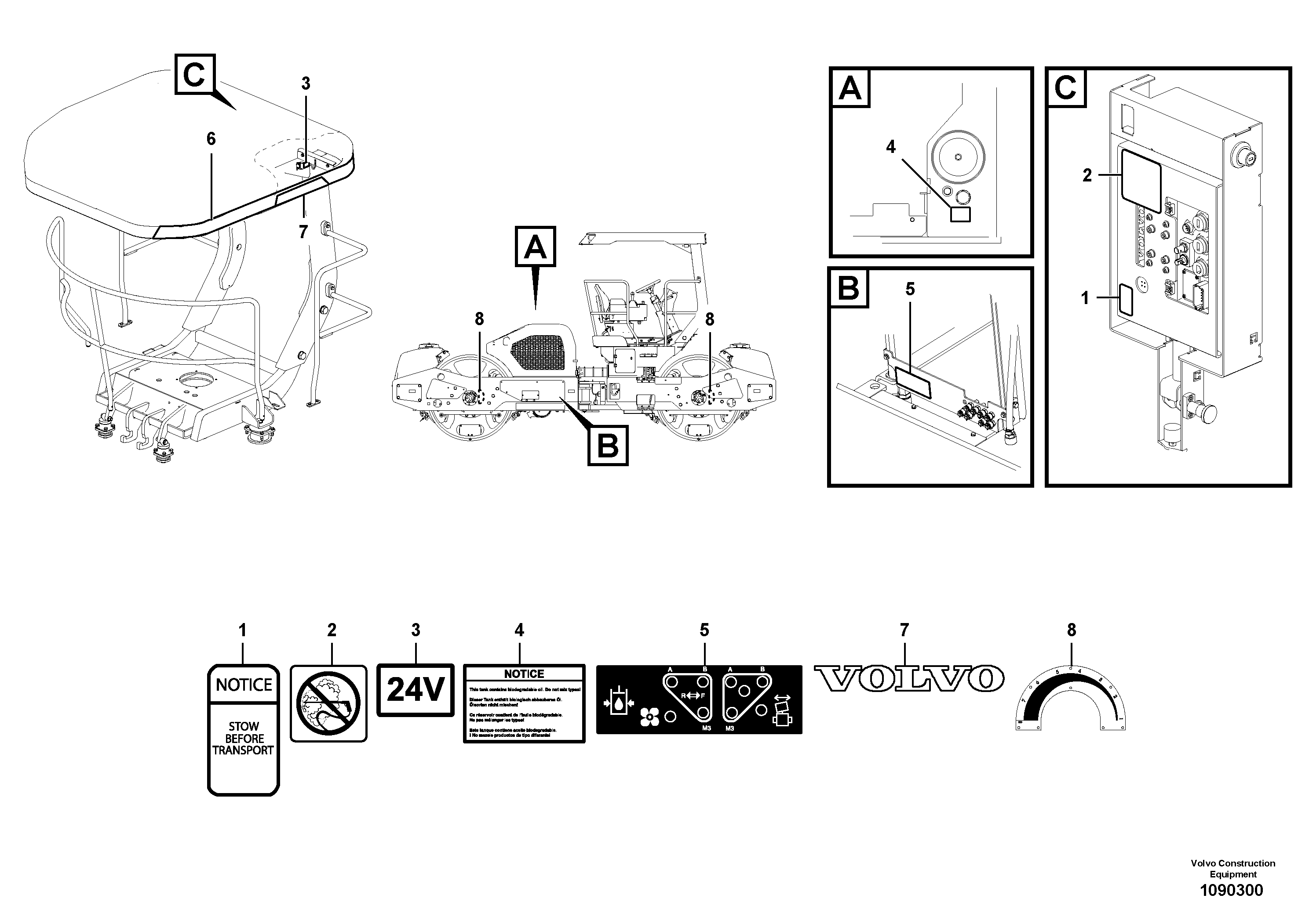 Decal VOE12812511 VOLVO