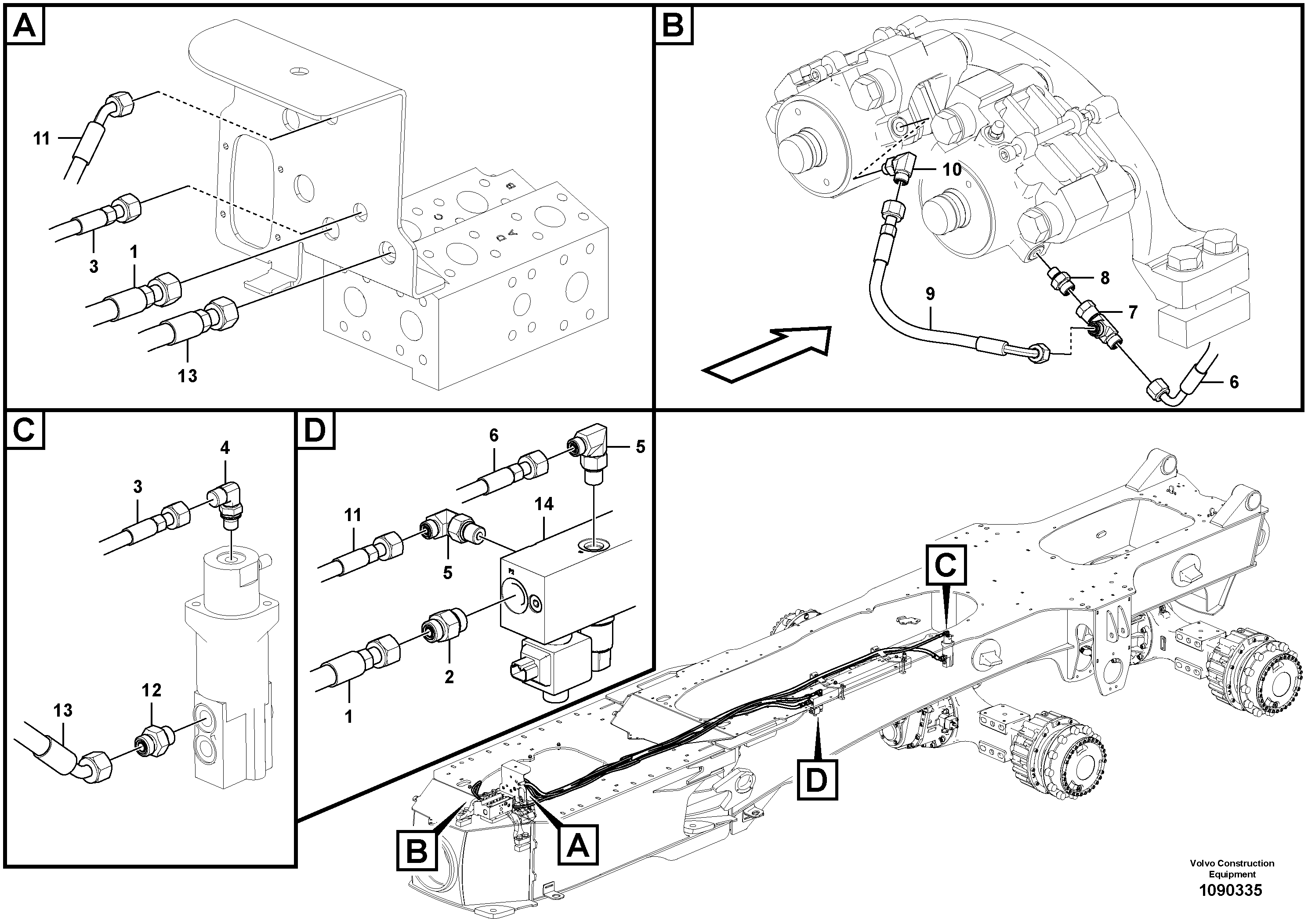 Timing gear casing VOE17509941 VOLVO