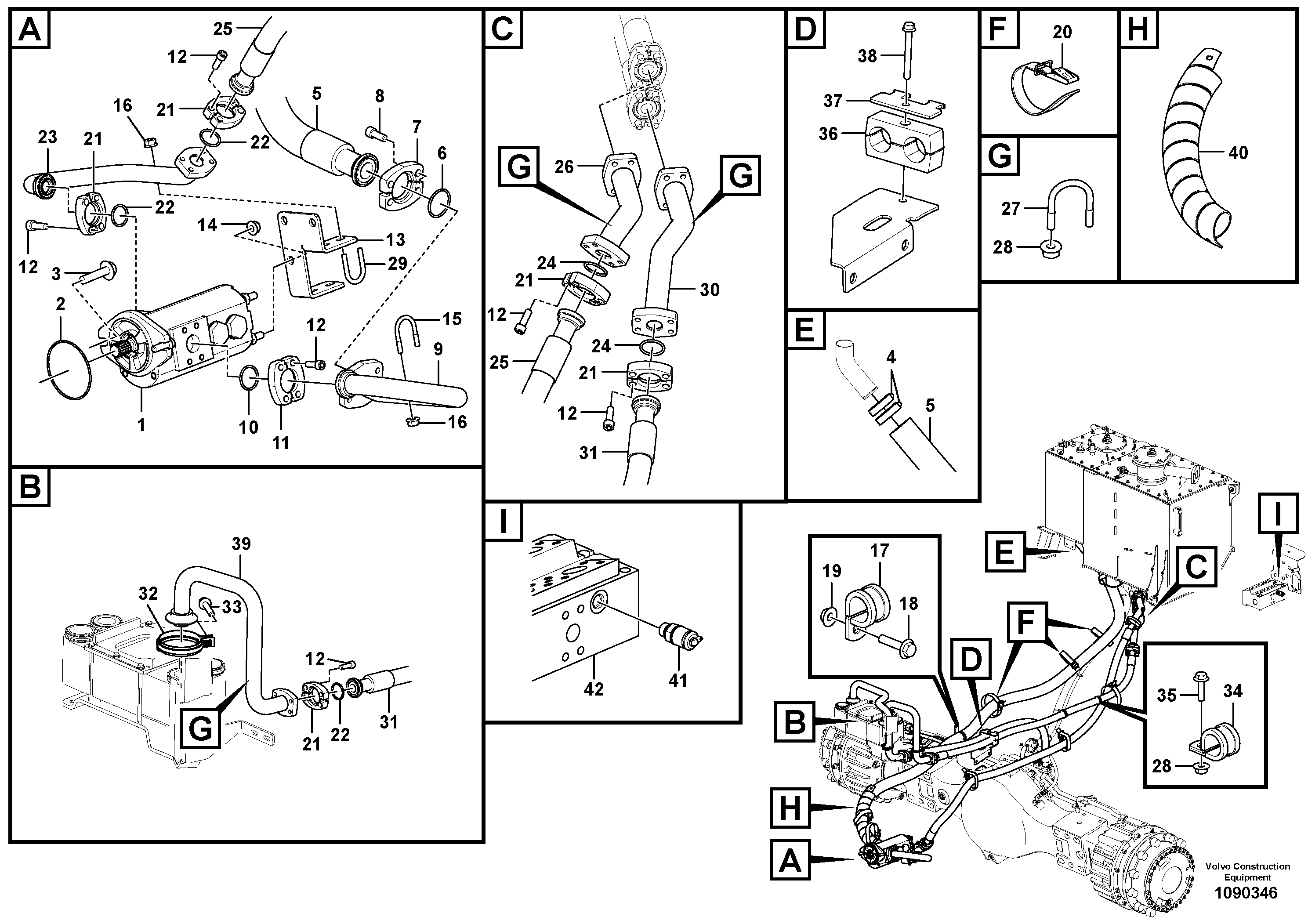 Timing gear casing VOE16905481 VOLVO