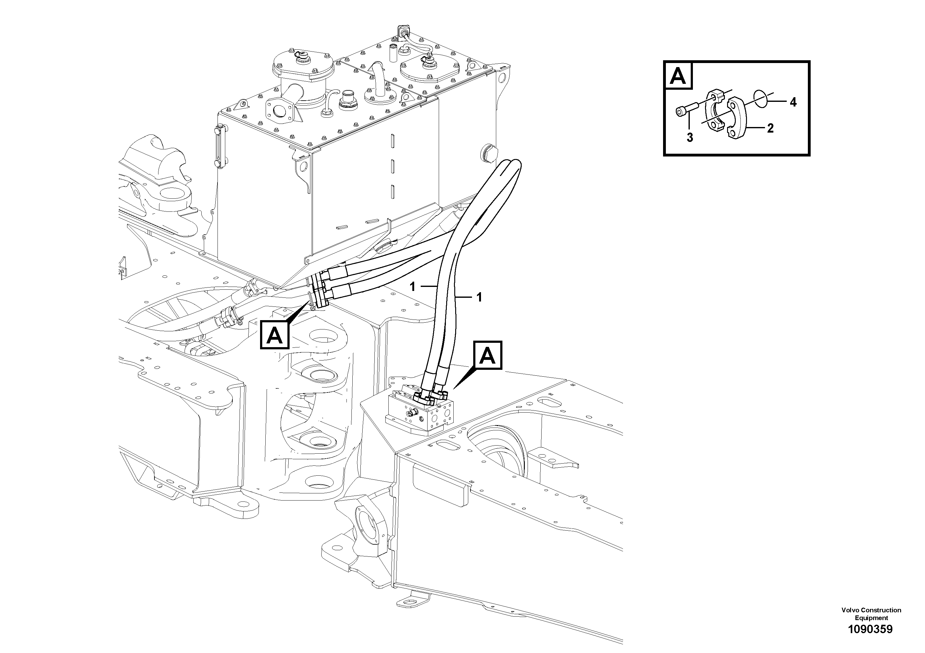 Timing gear casing VOE16931072 VOLVO