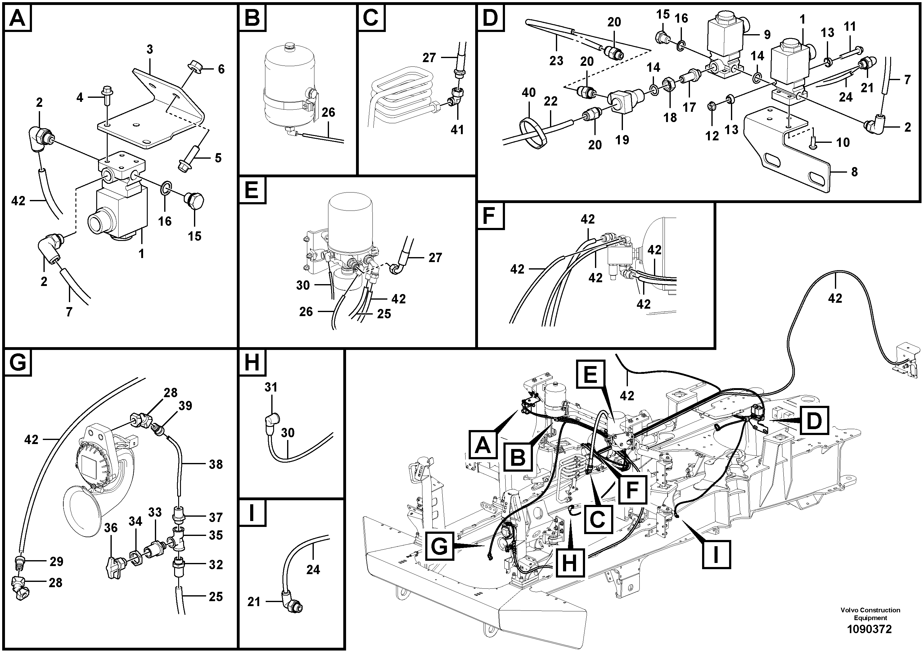 Seat frame VOE16858522 VOLVO
