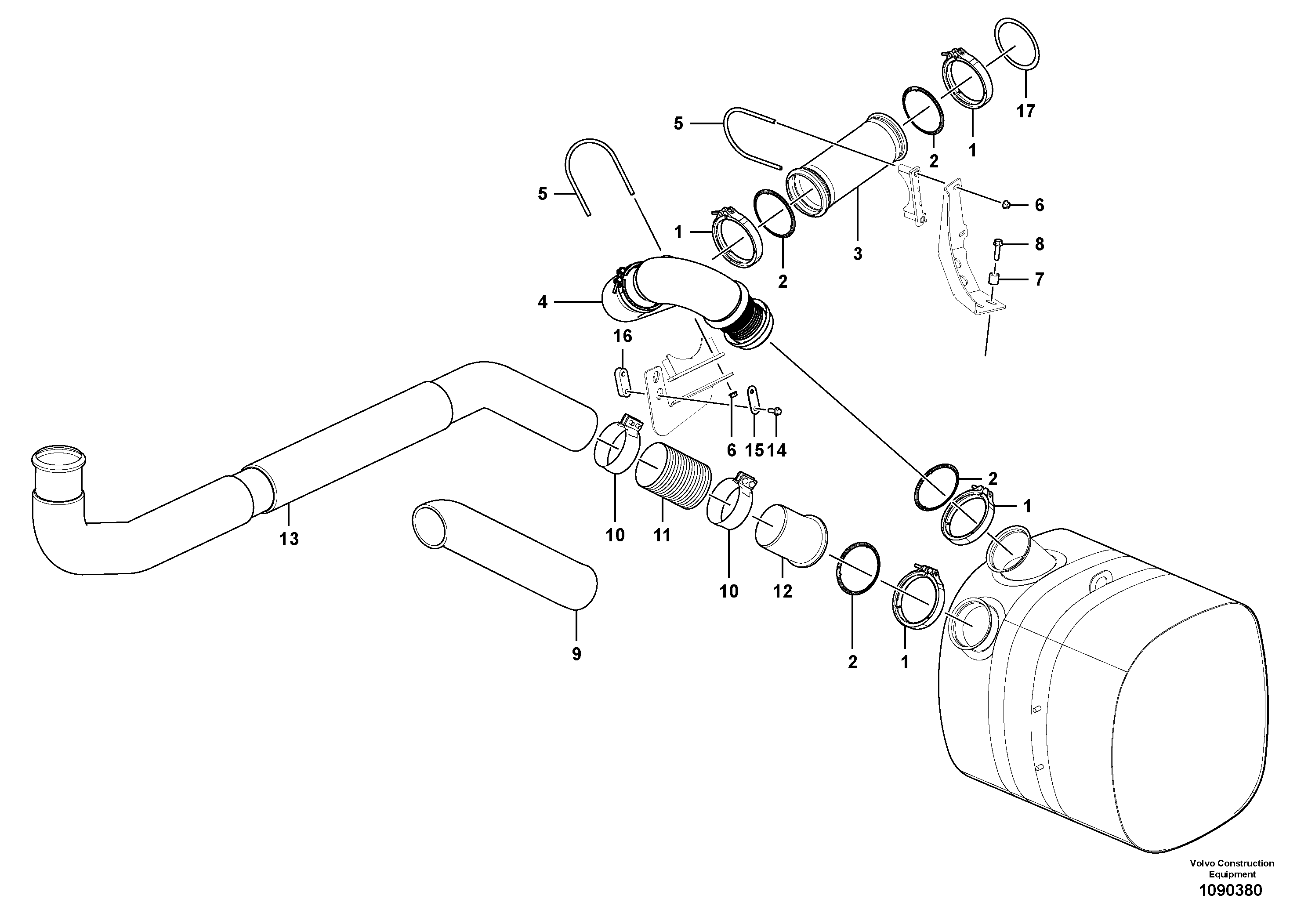 Axle Casing VOE16922221 VOLVO