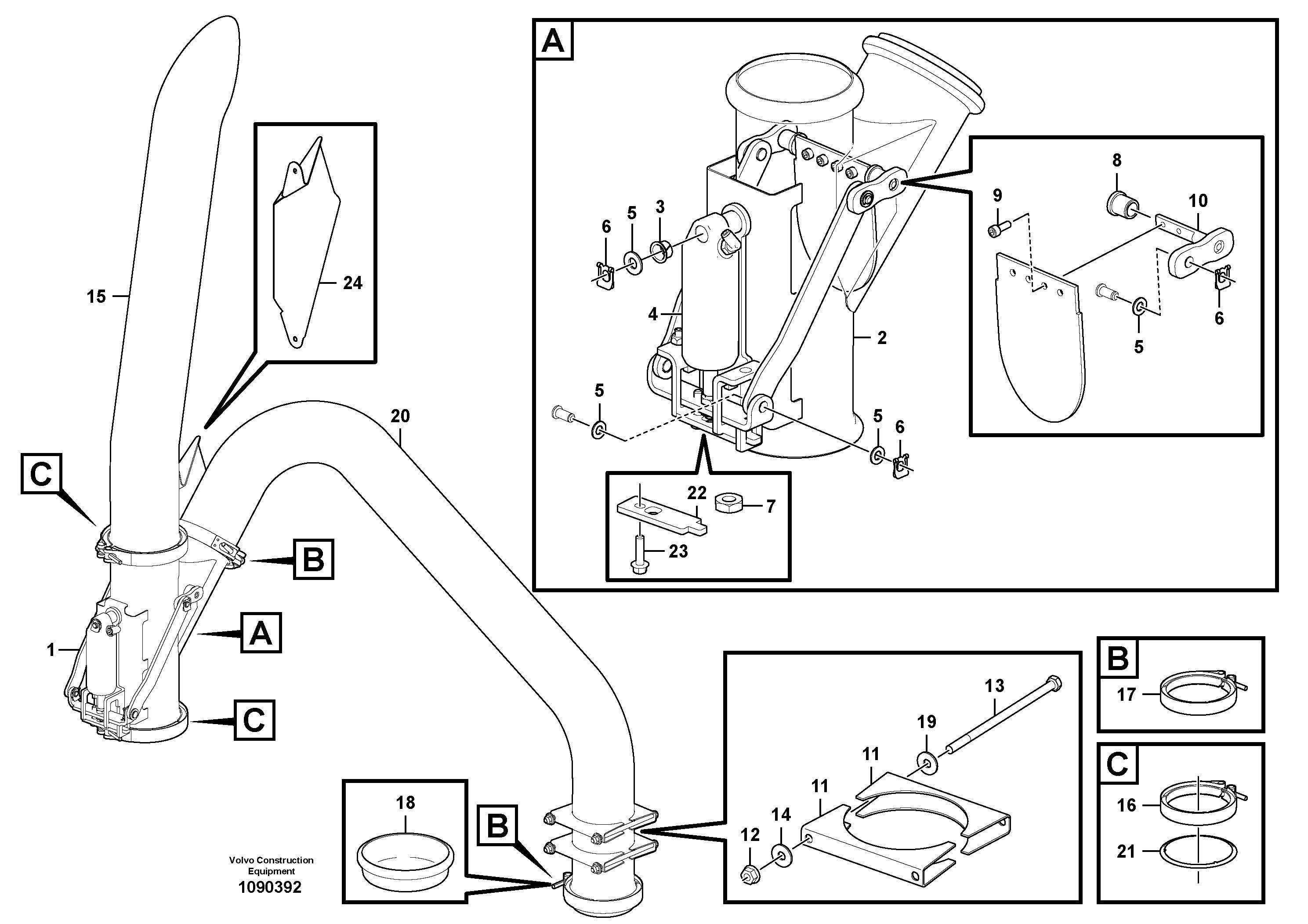 Axle Casing VOE16893697 VOLVO