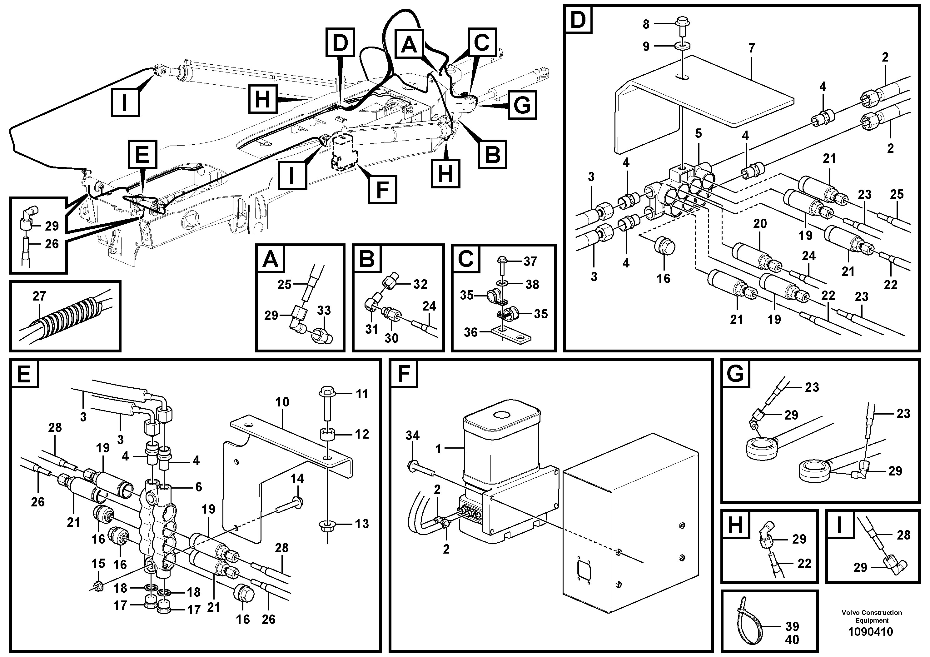 Seat frame VOE16296887 VOLVO