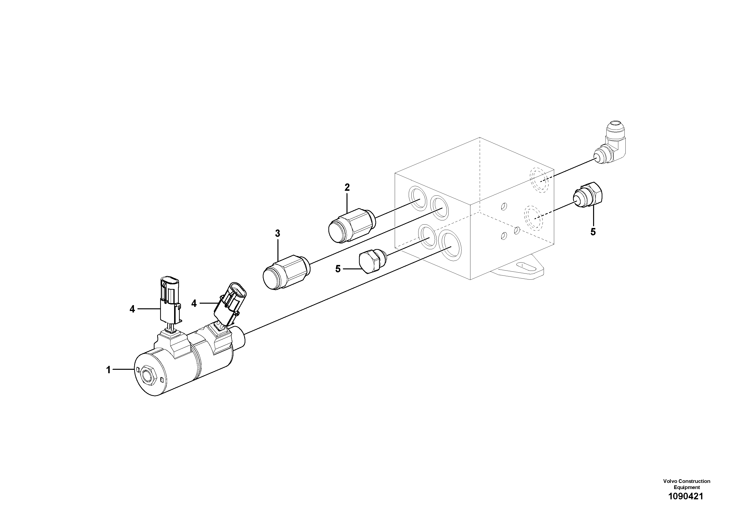 Hose support VOE17221407 VOLVO
