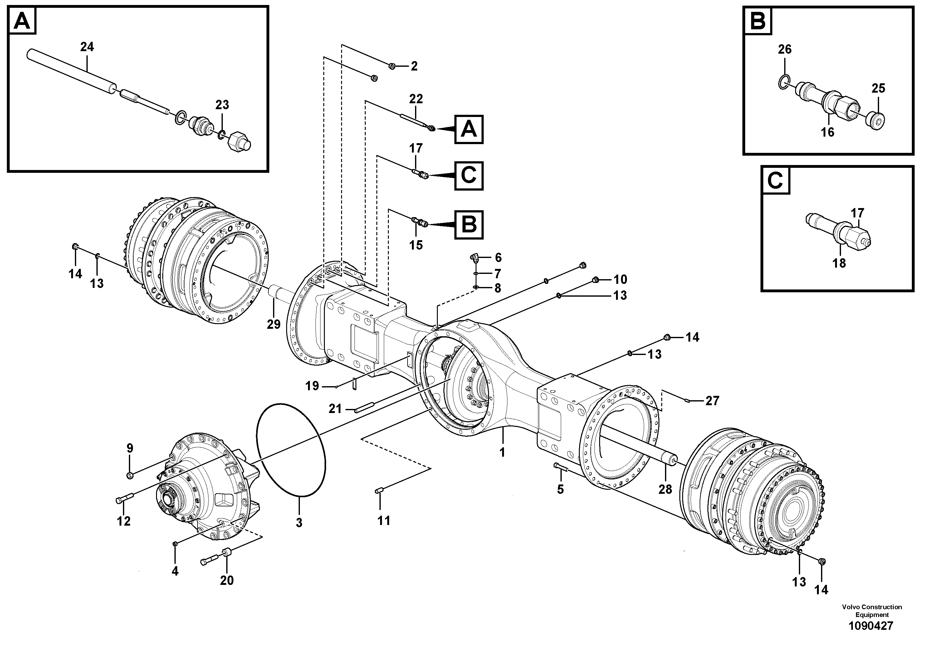 Bearing Housing VOE17488667 VOLVO