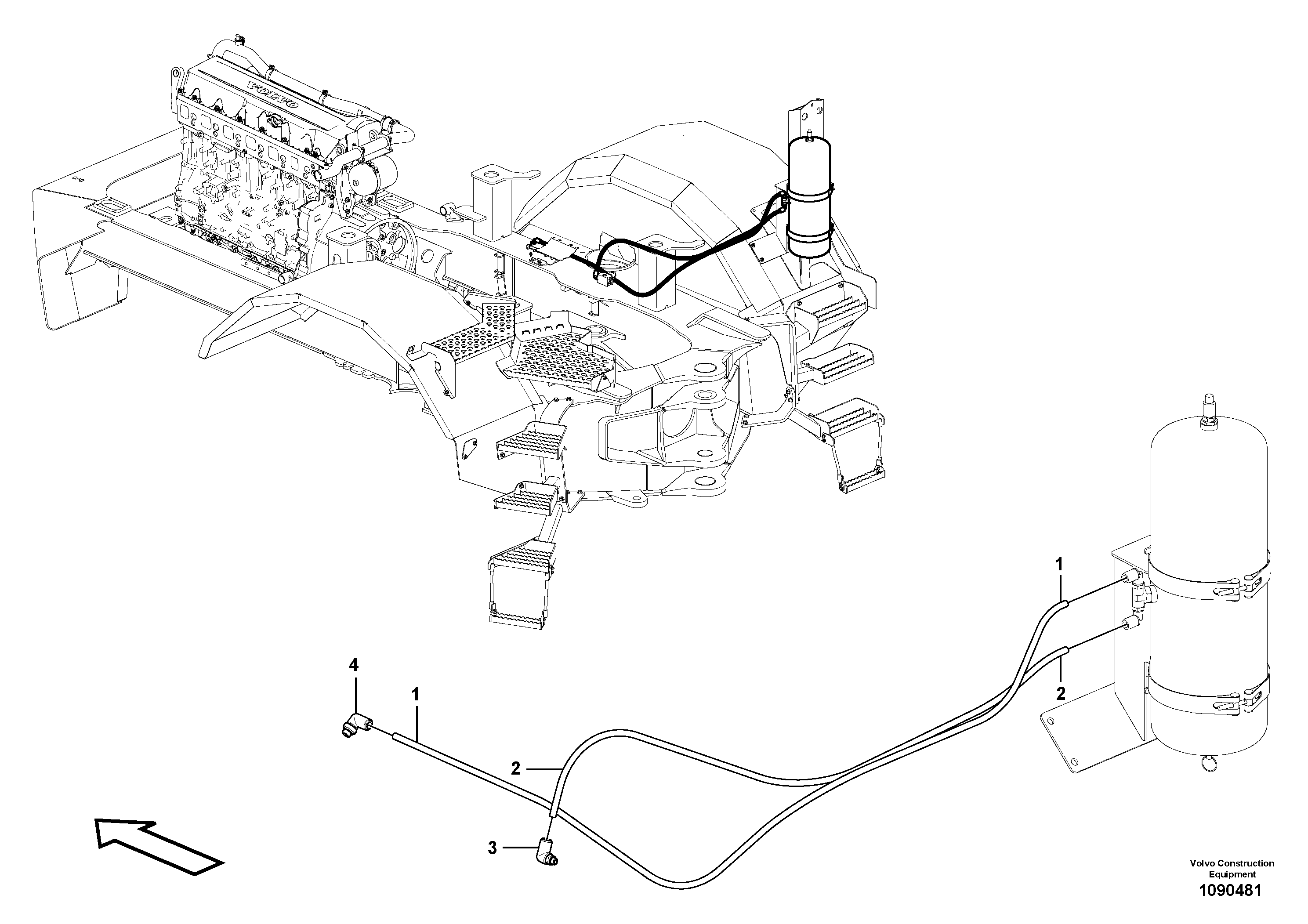 Water pump ger VOE16891245 VOLVO