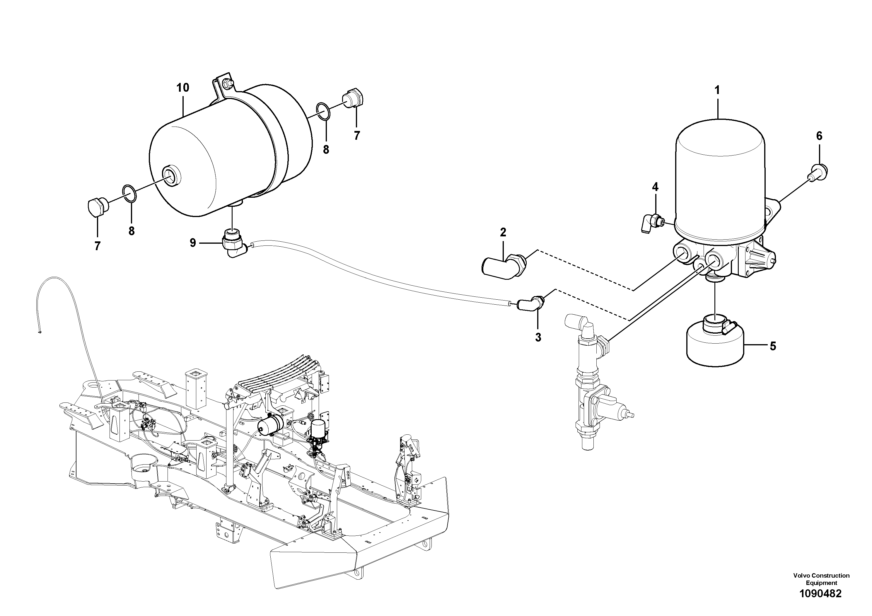 Water pump ger VOE16891131 VOLVO