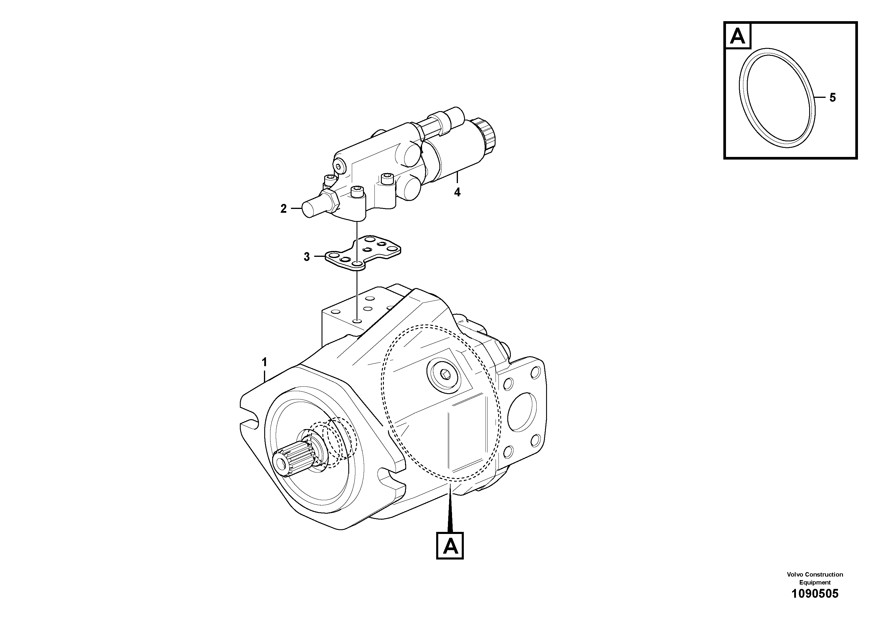 Shaft Guide VOE17487756 VOLVO