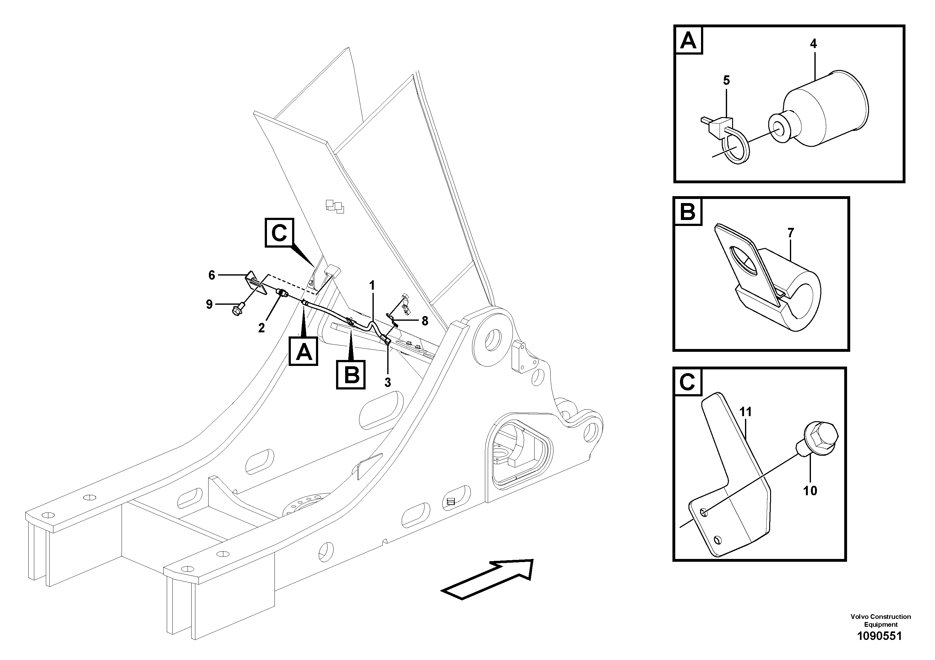 Rec.housing VOE14673460 VOLVO