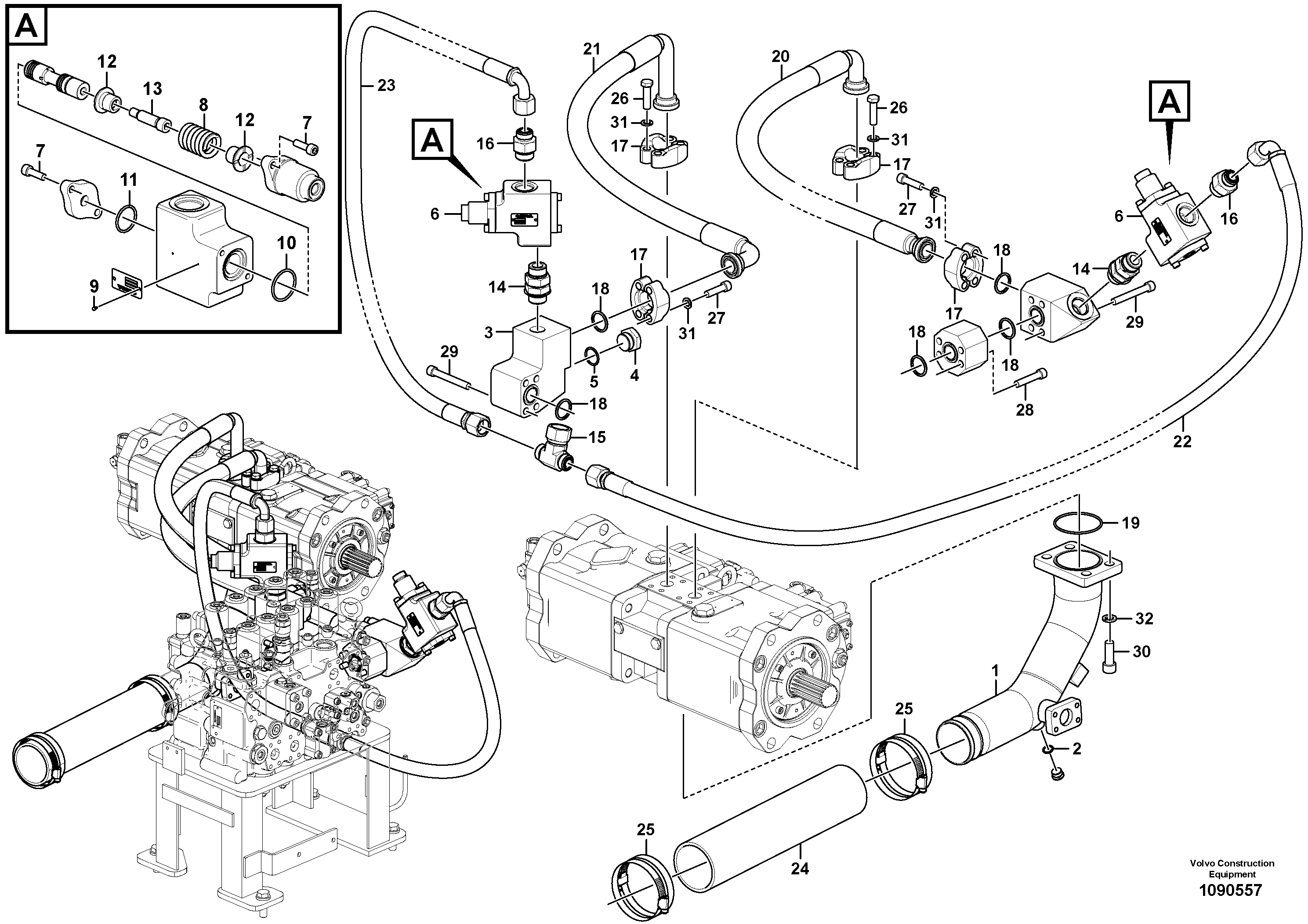 Press. lim. valve VOE14692888 VOLVO
