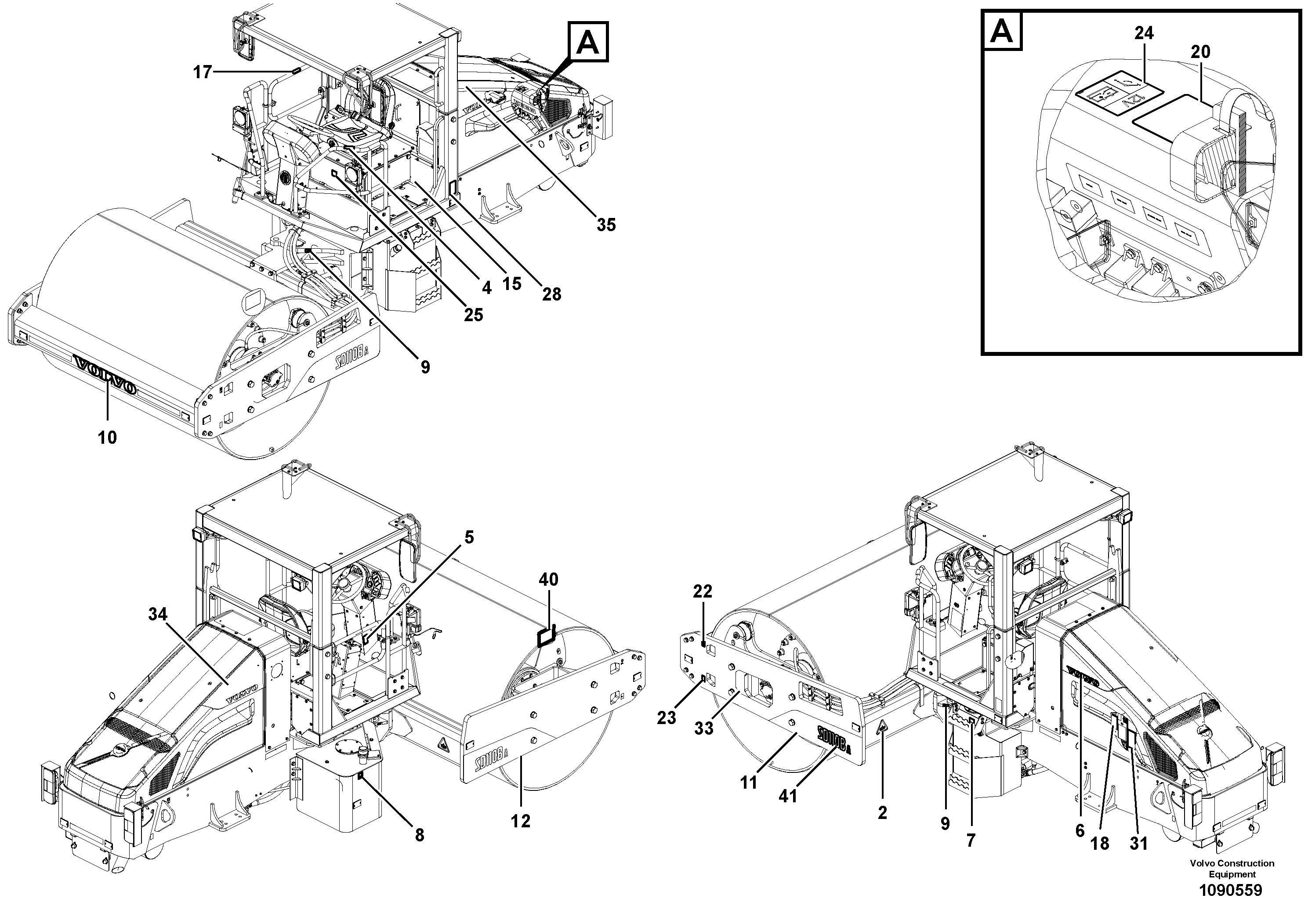 Cylinder Block VOE12825331 VOLVO