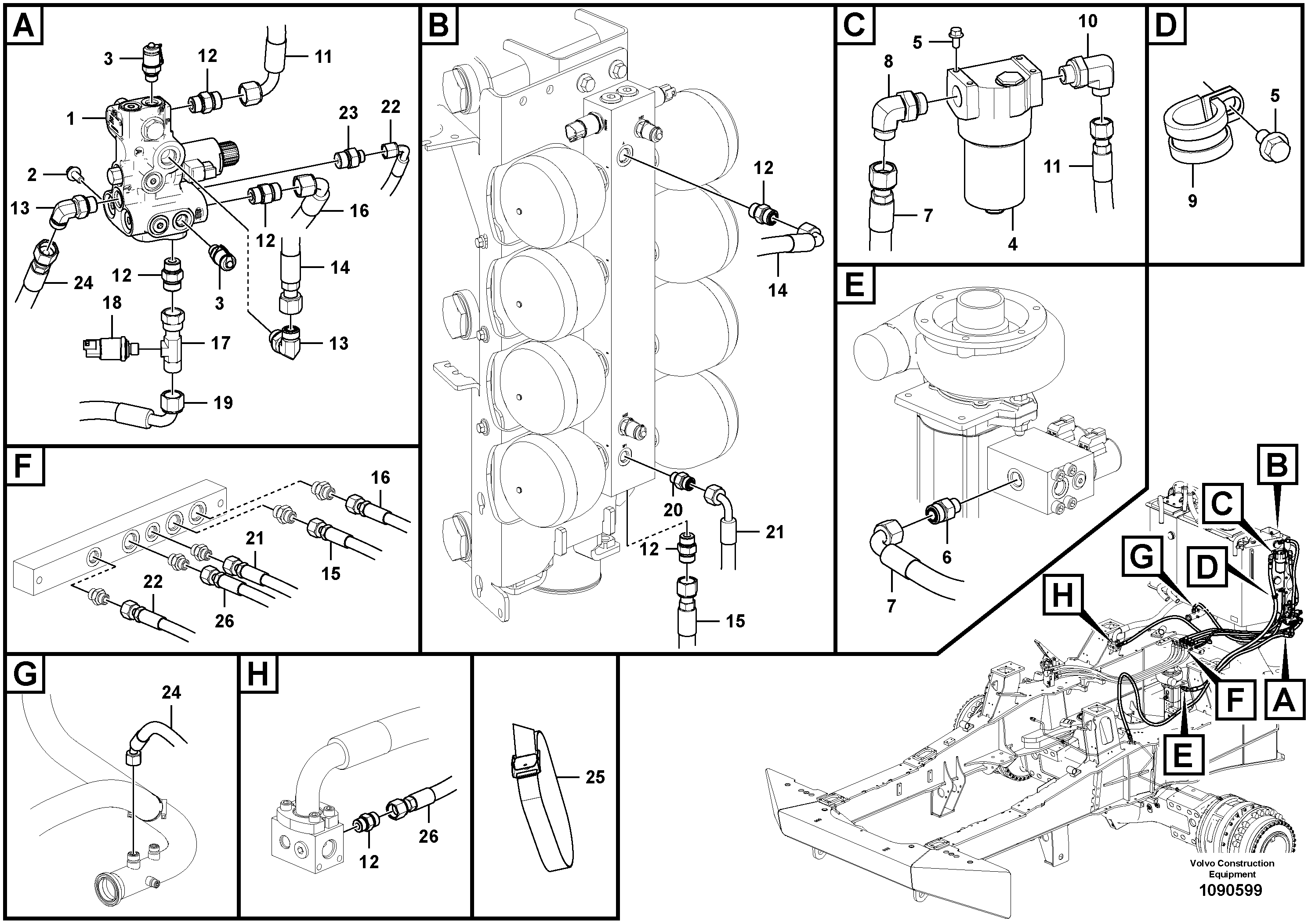 Timing gear casing VOE16243963 VOLVO