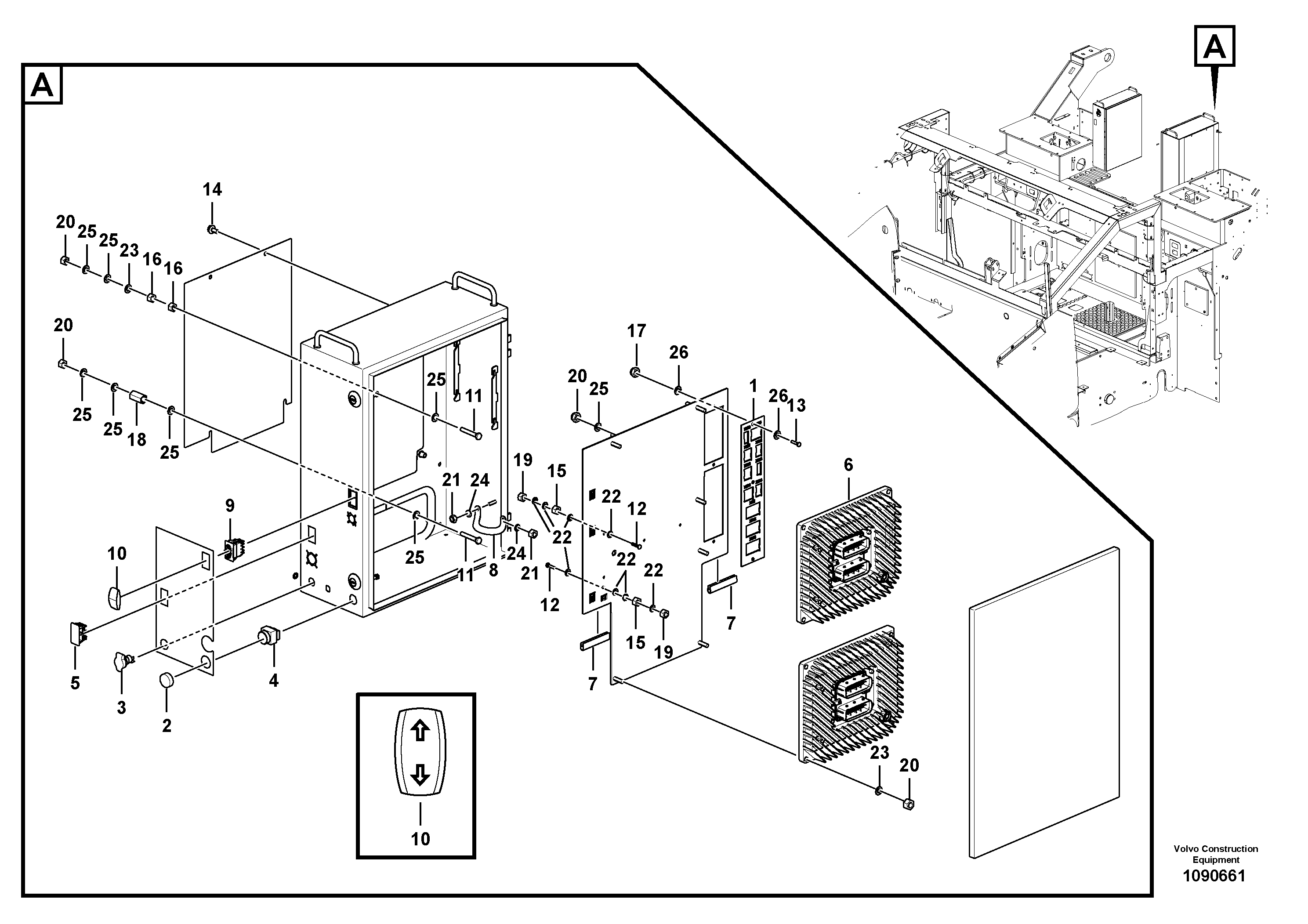 Rec.housing VOE12828205 VOLVO