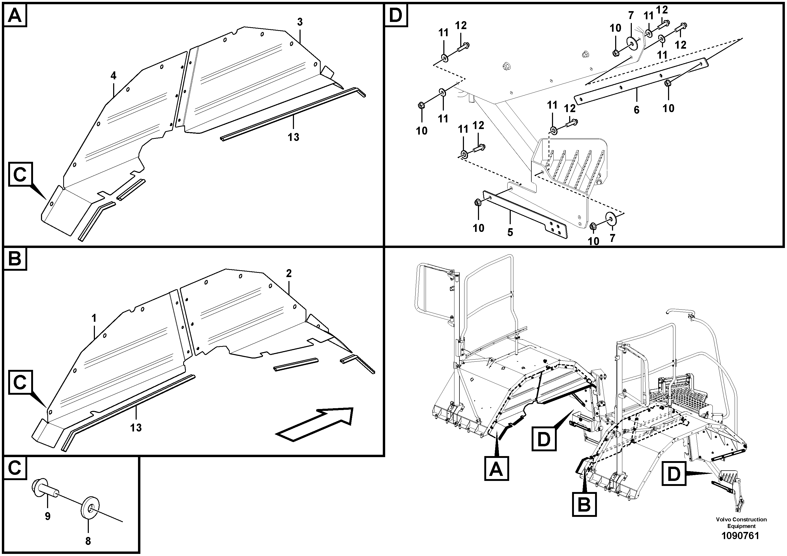 Press Cylinder VOE16882785 VOLVO