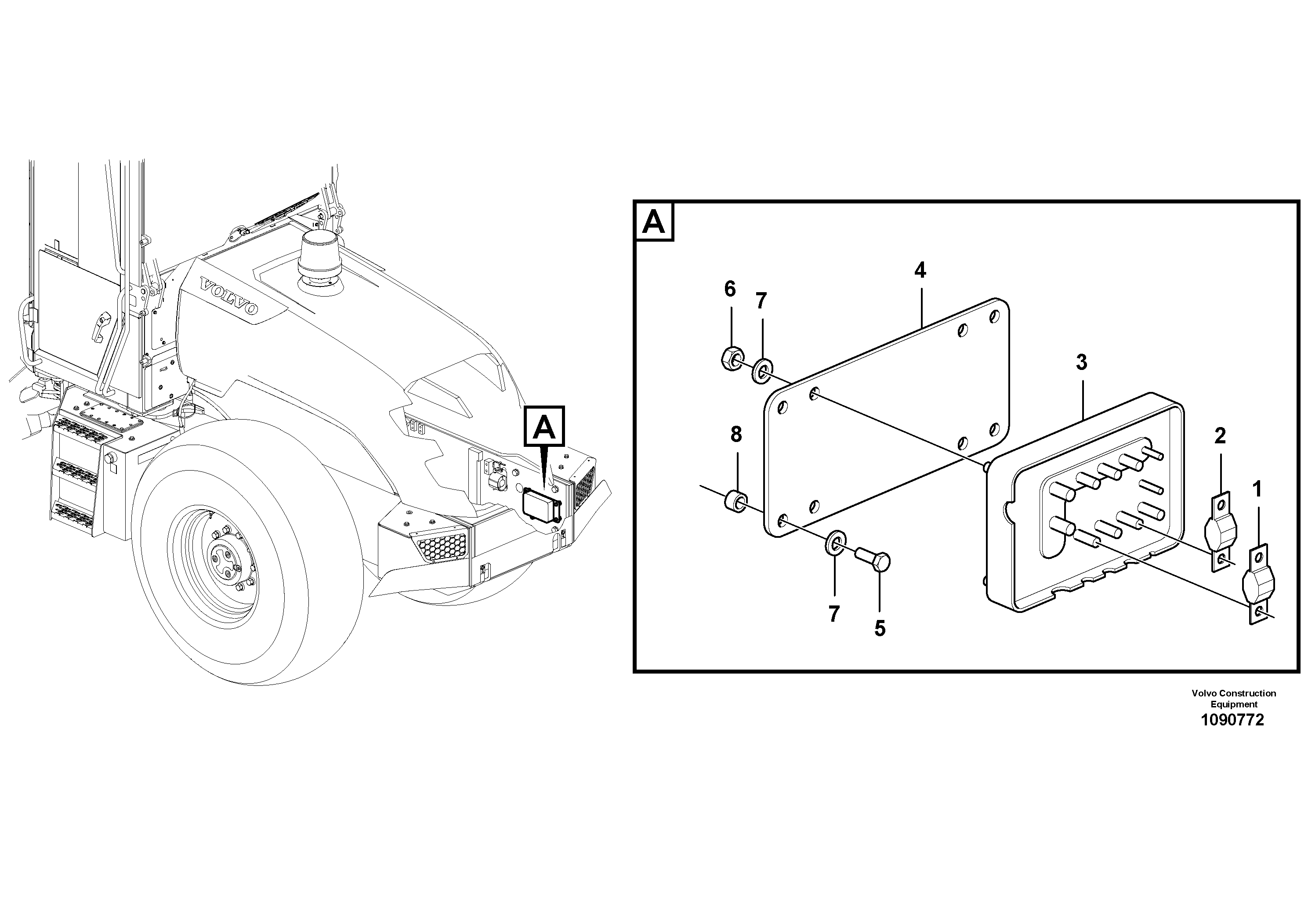 Rec.housing VOE12804142 VOLVO