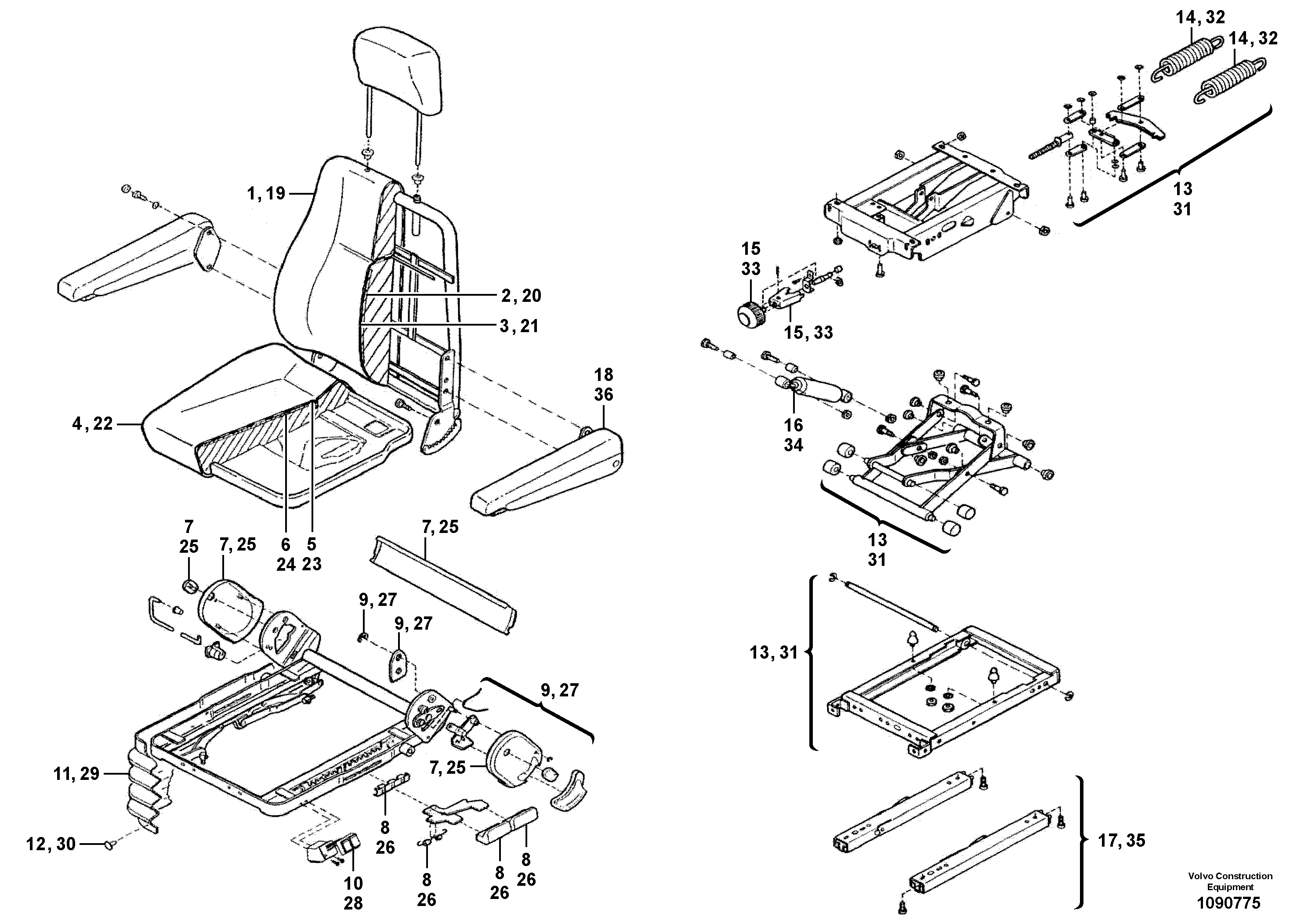 Hood Hinge VOE17460266 VOLVO