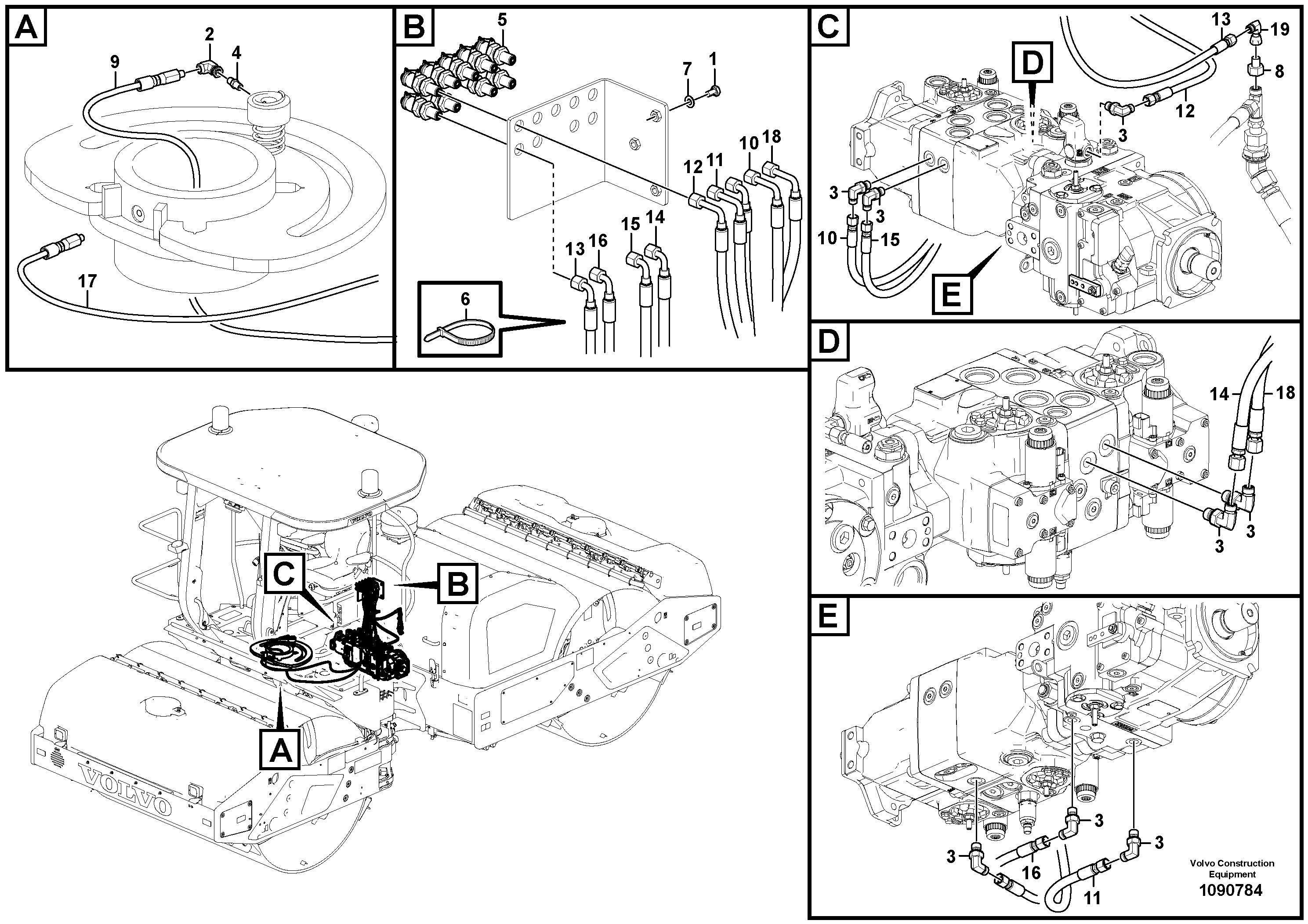 Timing gear casing VOE12833362 VOLVO