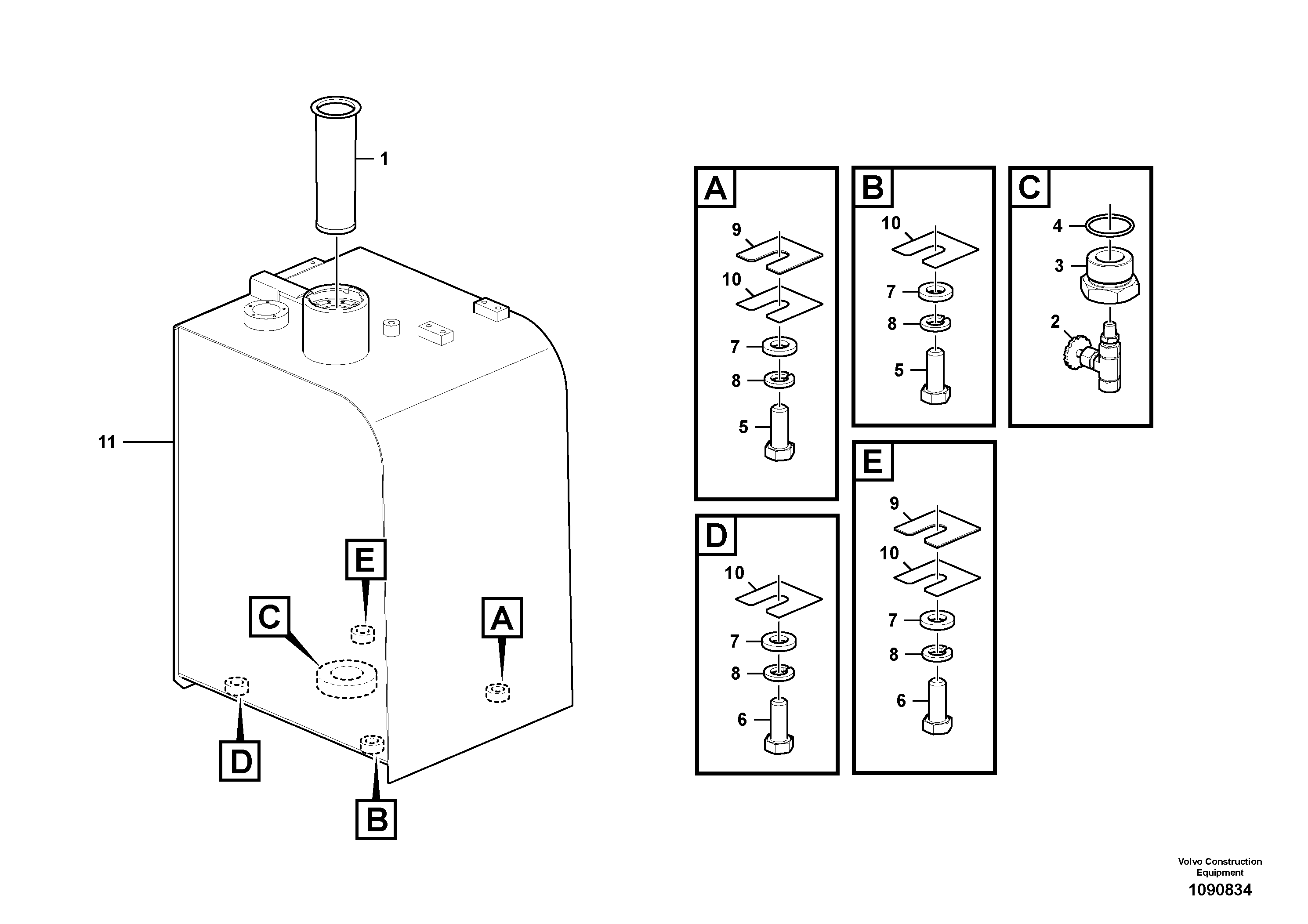 Coal Bucket VOE14692876 VOLVO