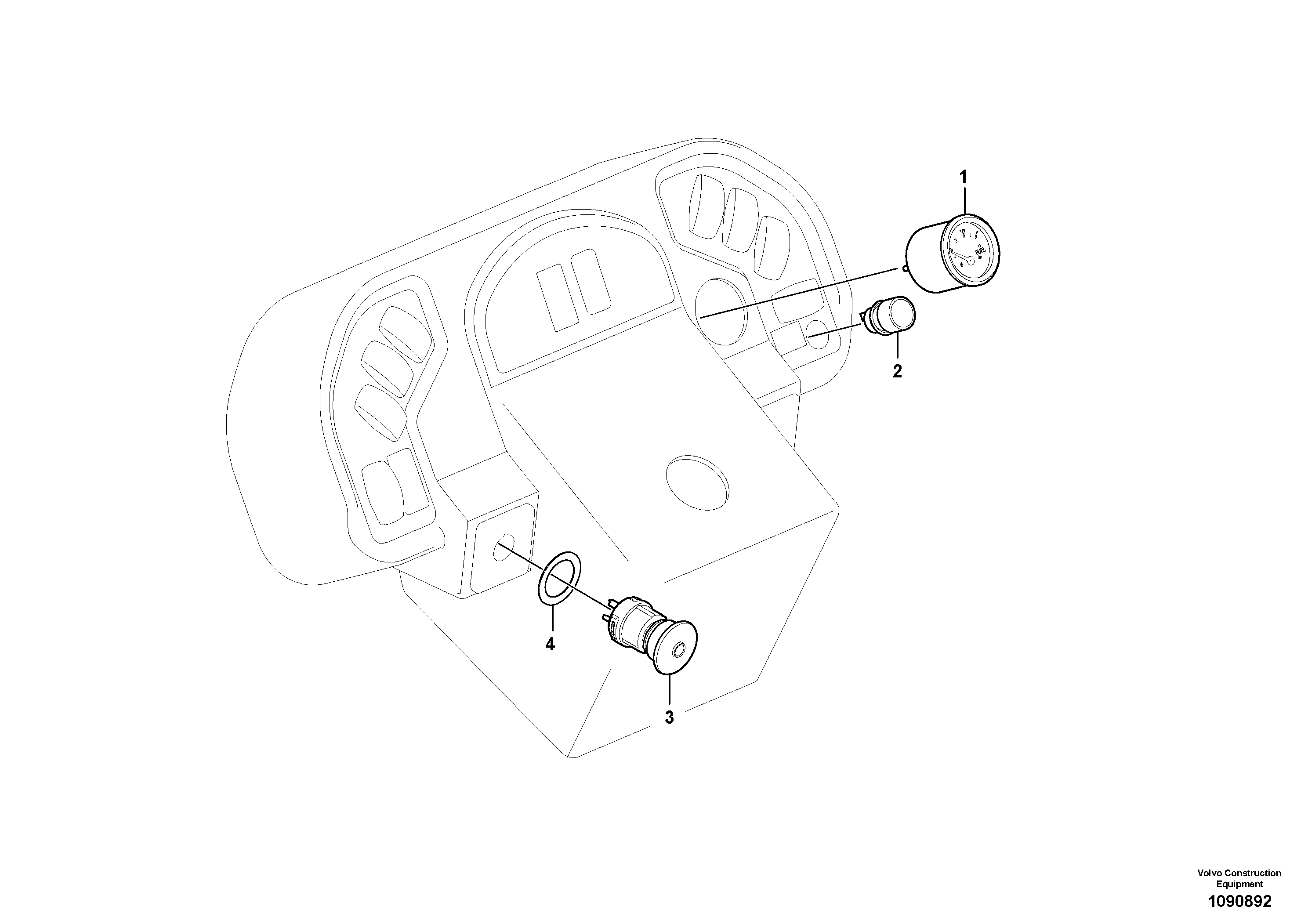 Привод муфты сцепления VOE12820258 VOLVO