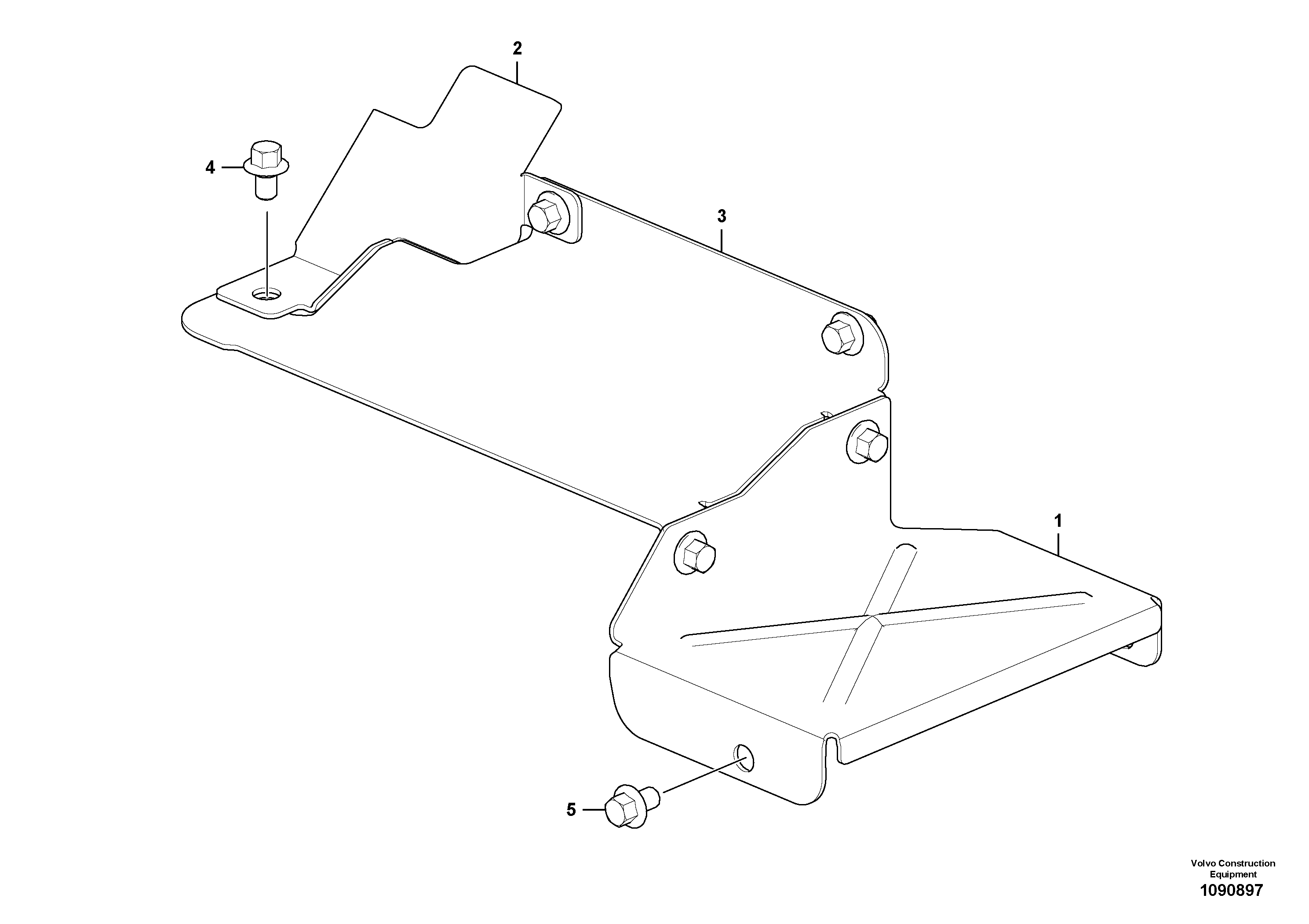 Bracket VOE22076459 VOLVO