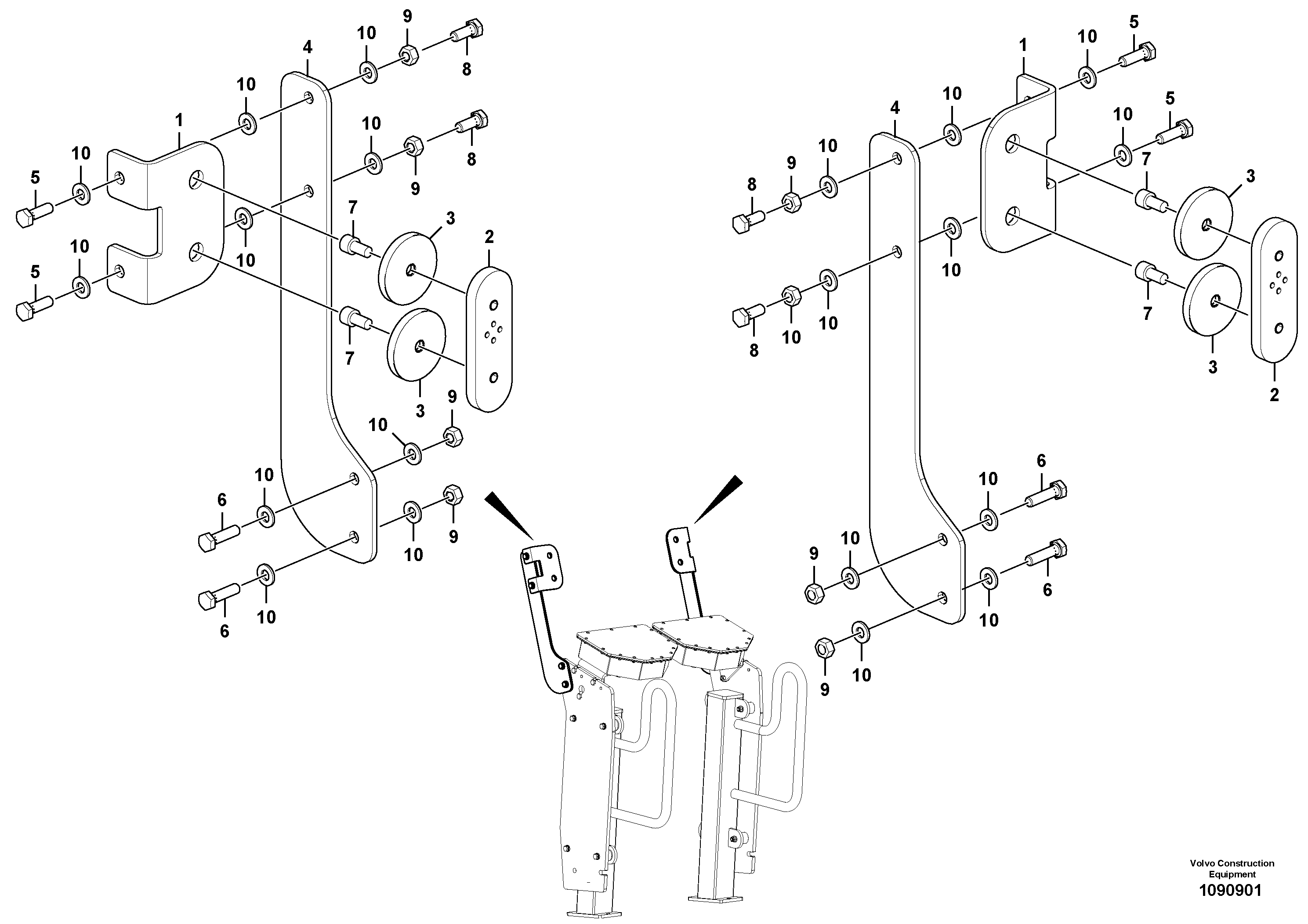 Lock Wedge VOE12814973 VOLVO