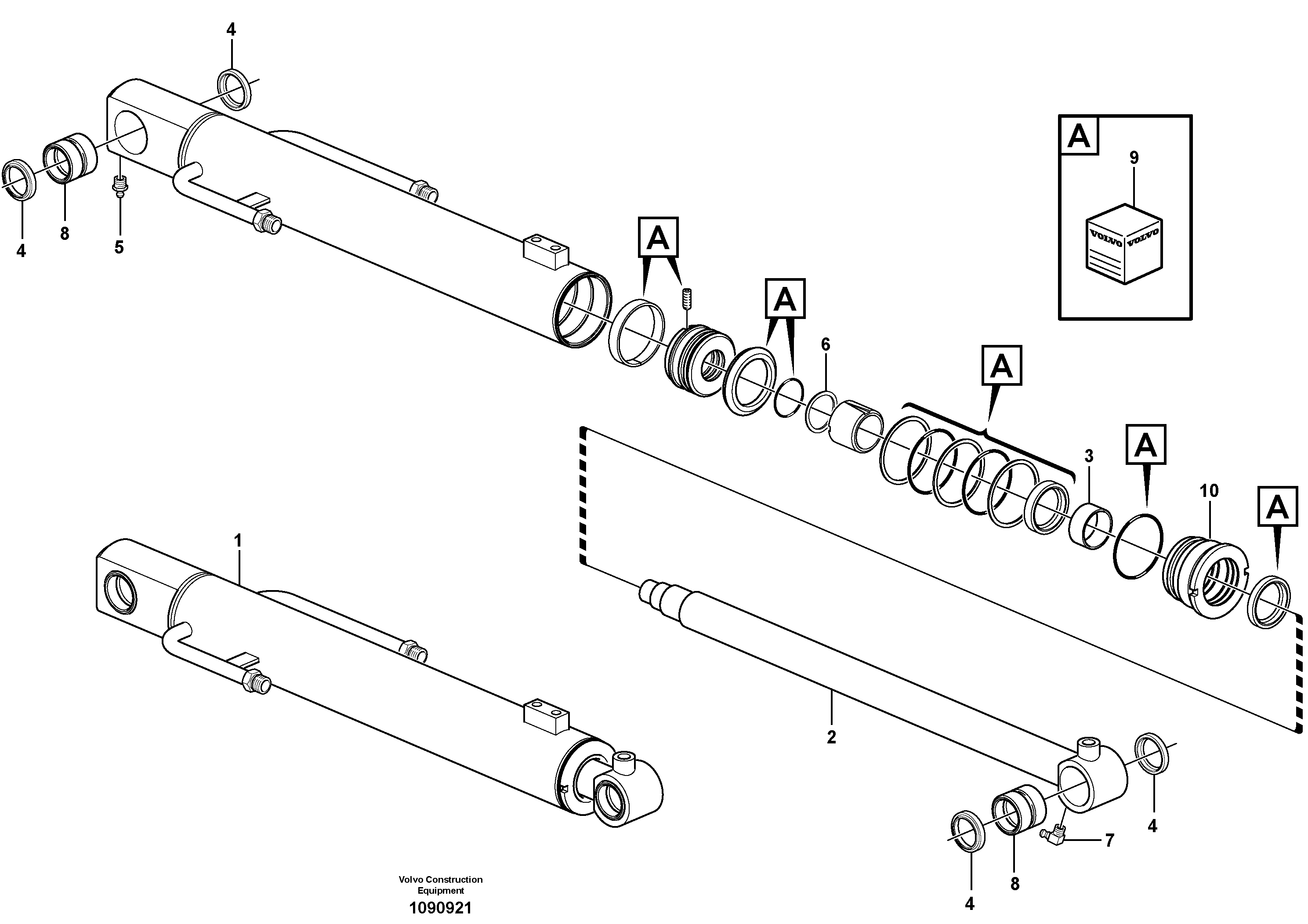 Ключевой жетон VOE15077572 VOLVO
