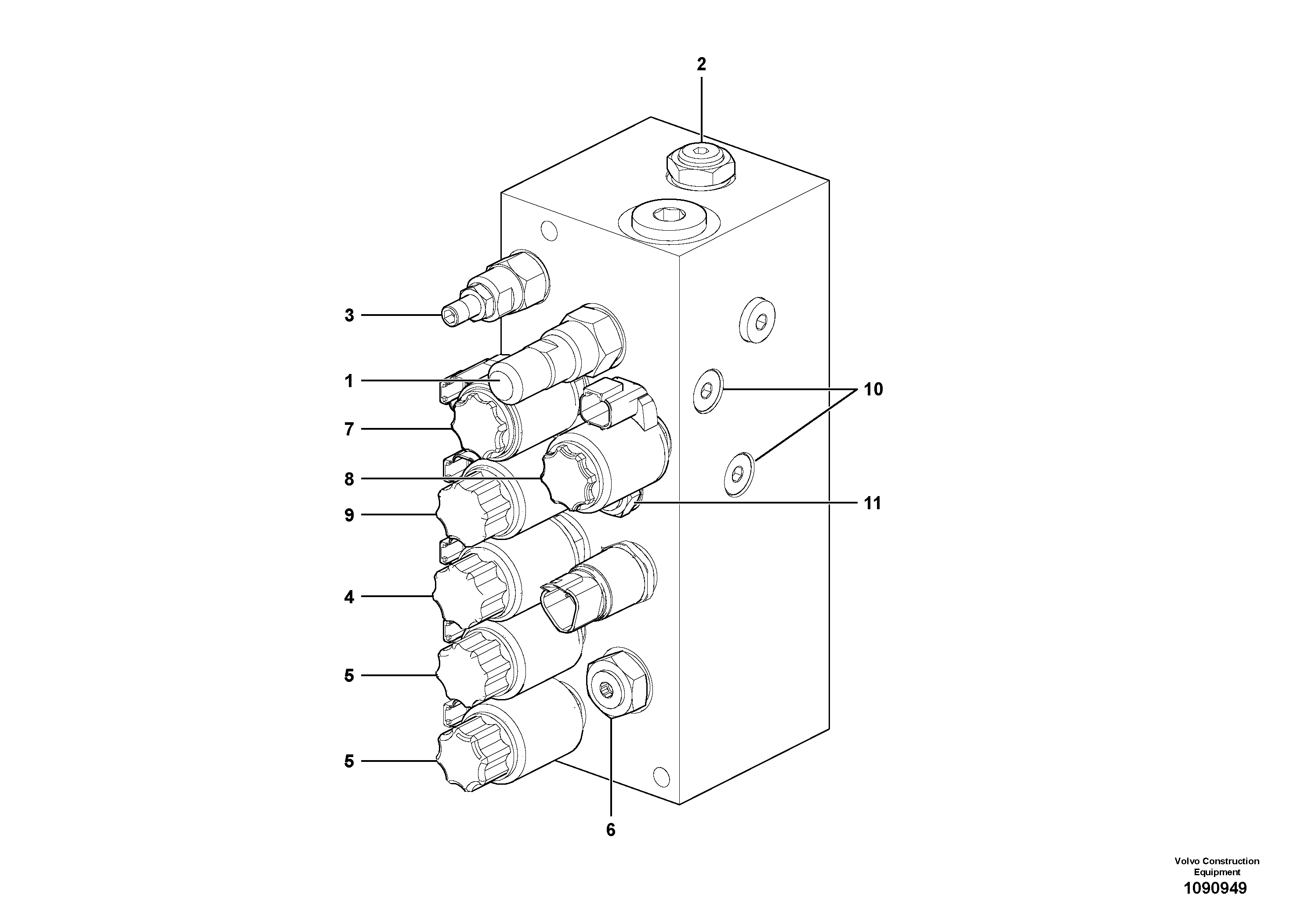Bearing ring VOE17482947 VOLVO