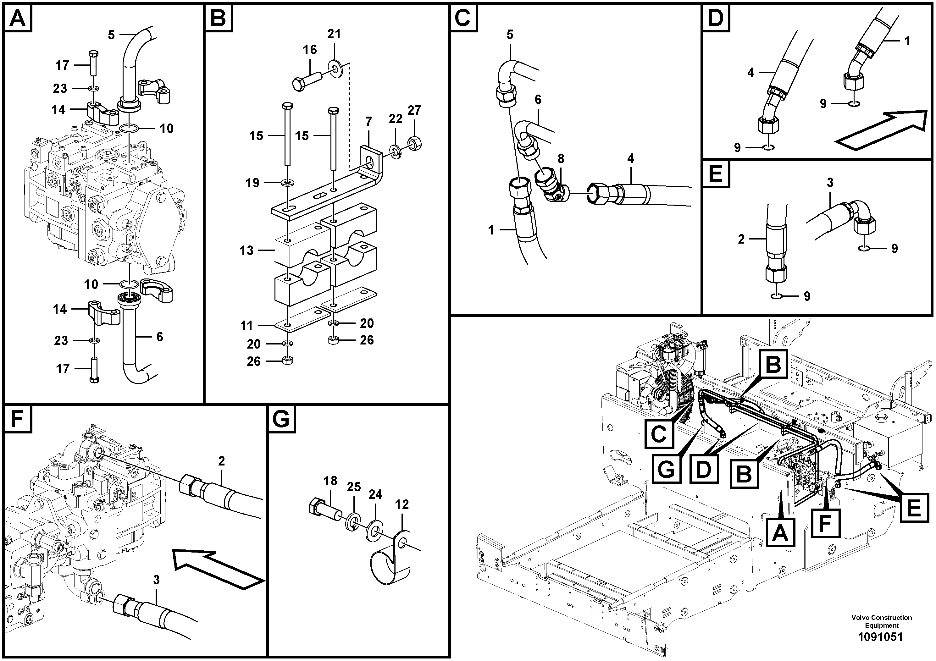 Timing gear casing VOE12834249 VOLVO
