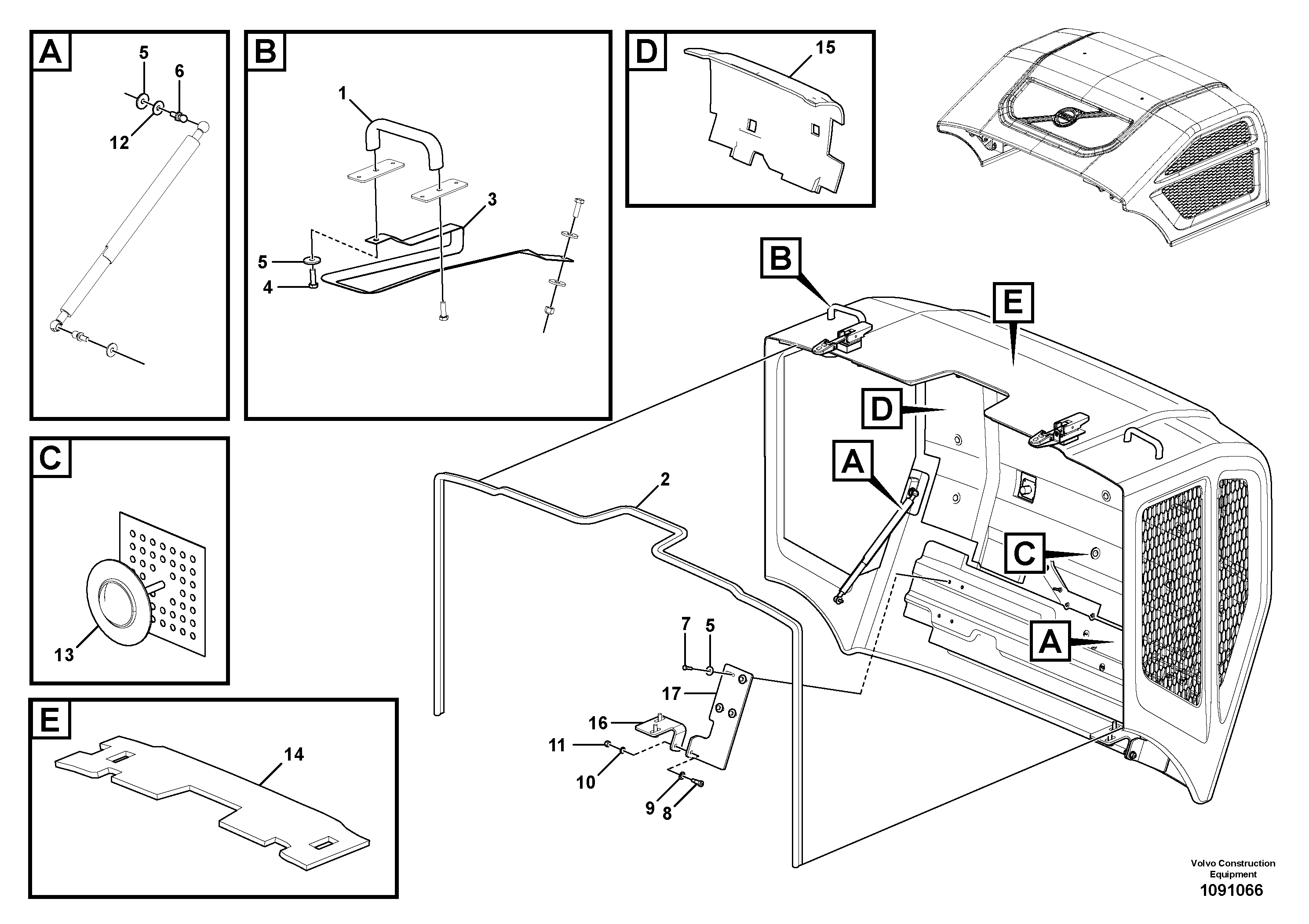 Locking Plate VOE12790913 VOLVO