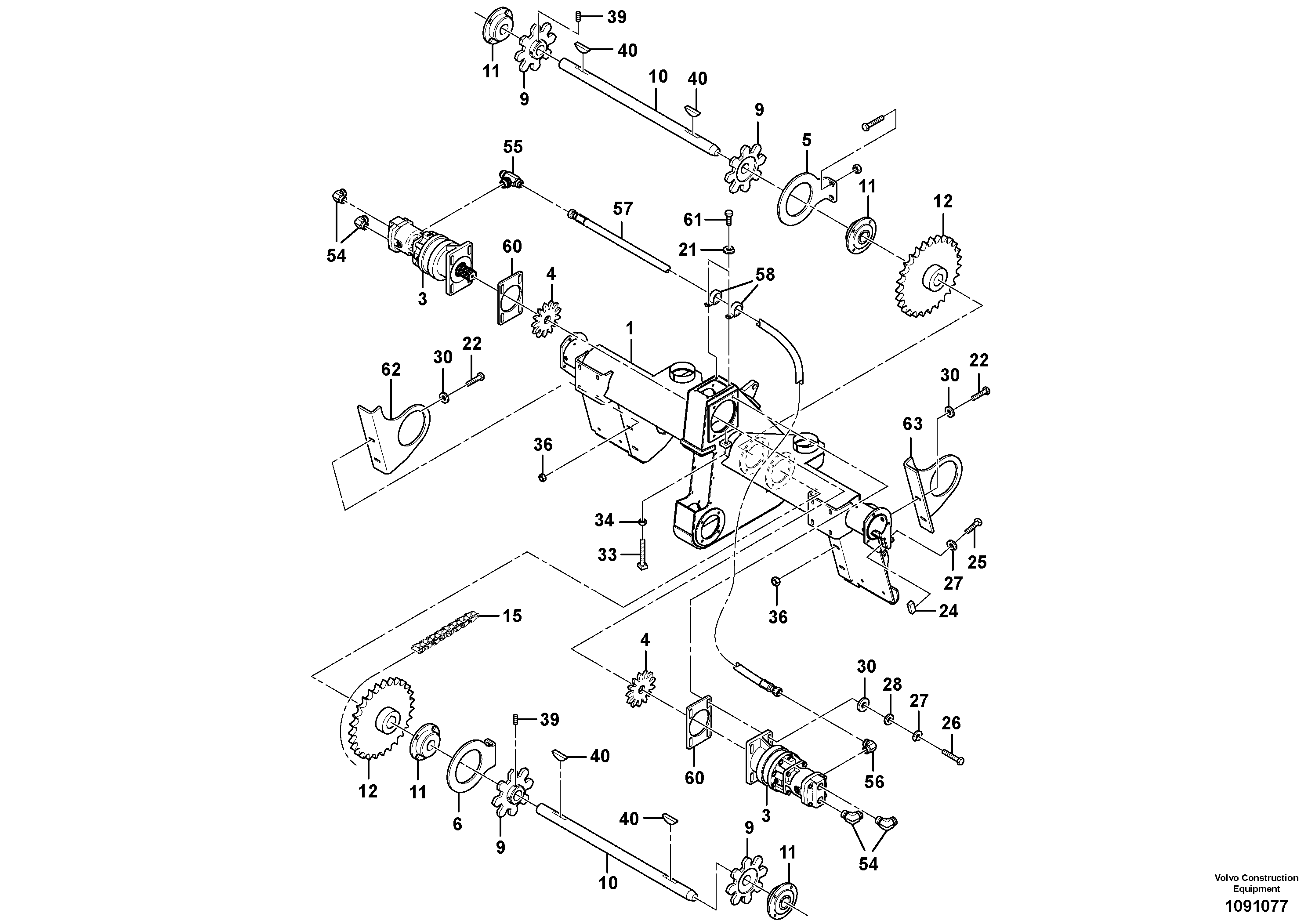 Planetary Gear VOE12813484 VOLVO