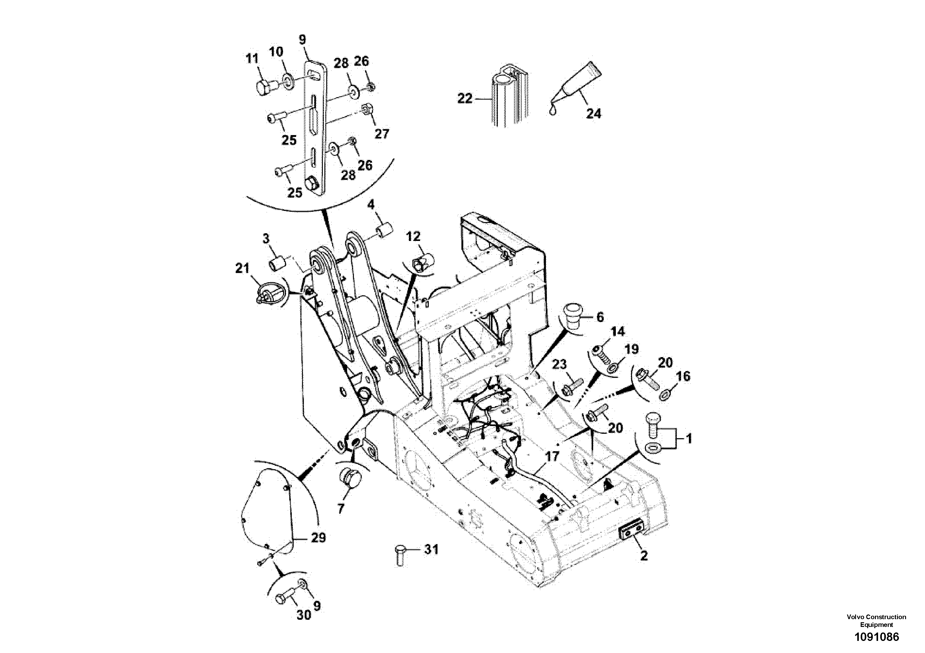 Rec.housing VOE17415214 VOLVO