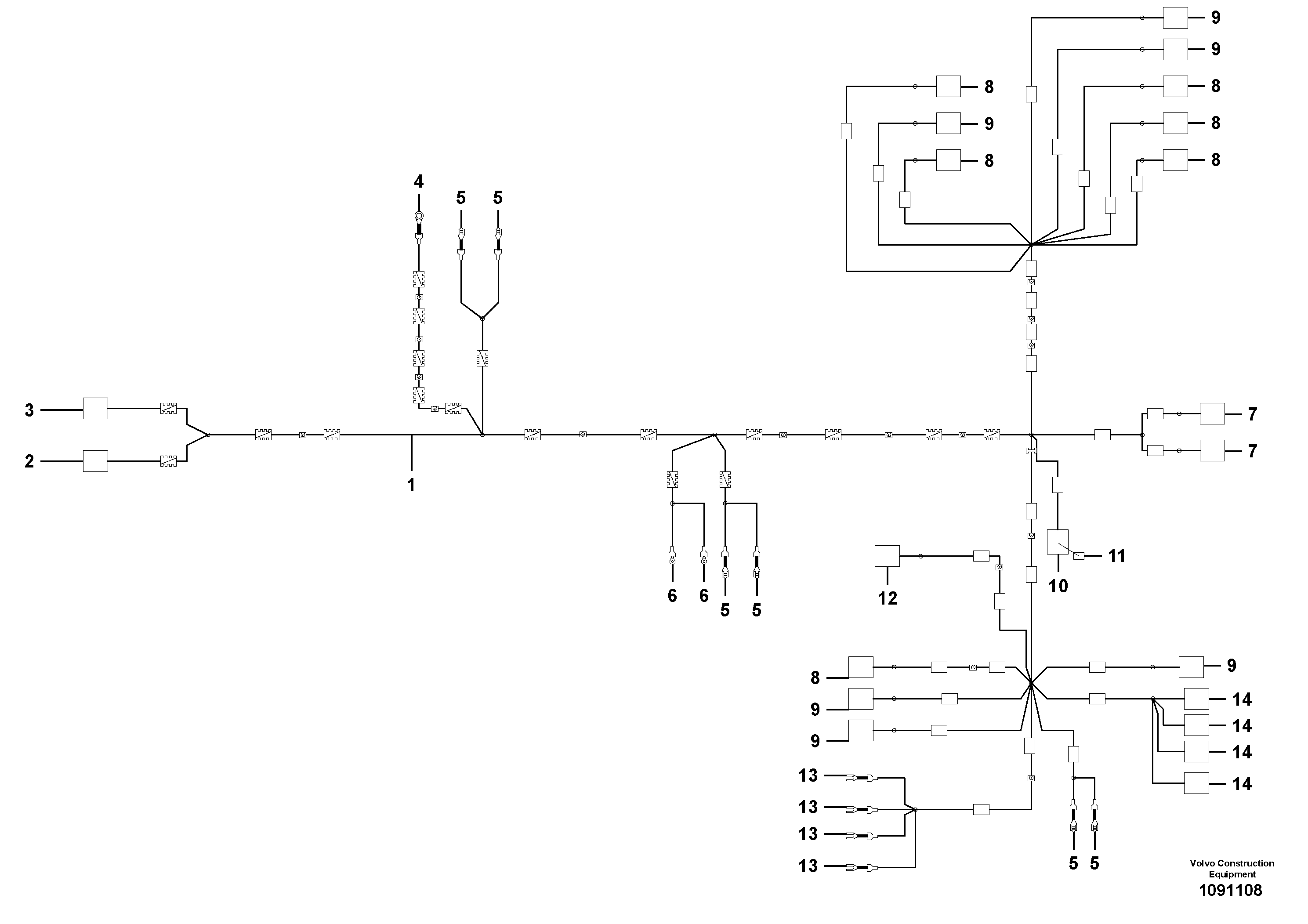 Cable terminal 962876-1 VOLVO