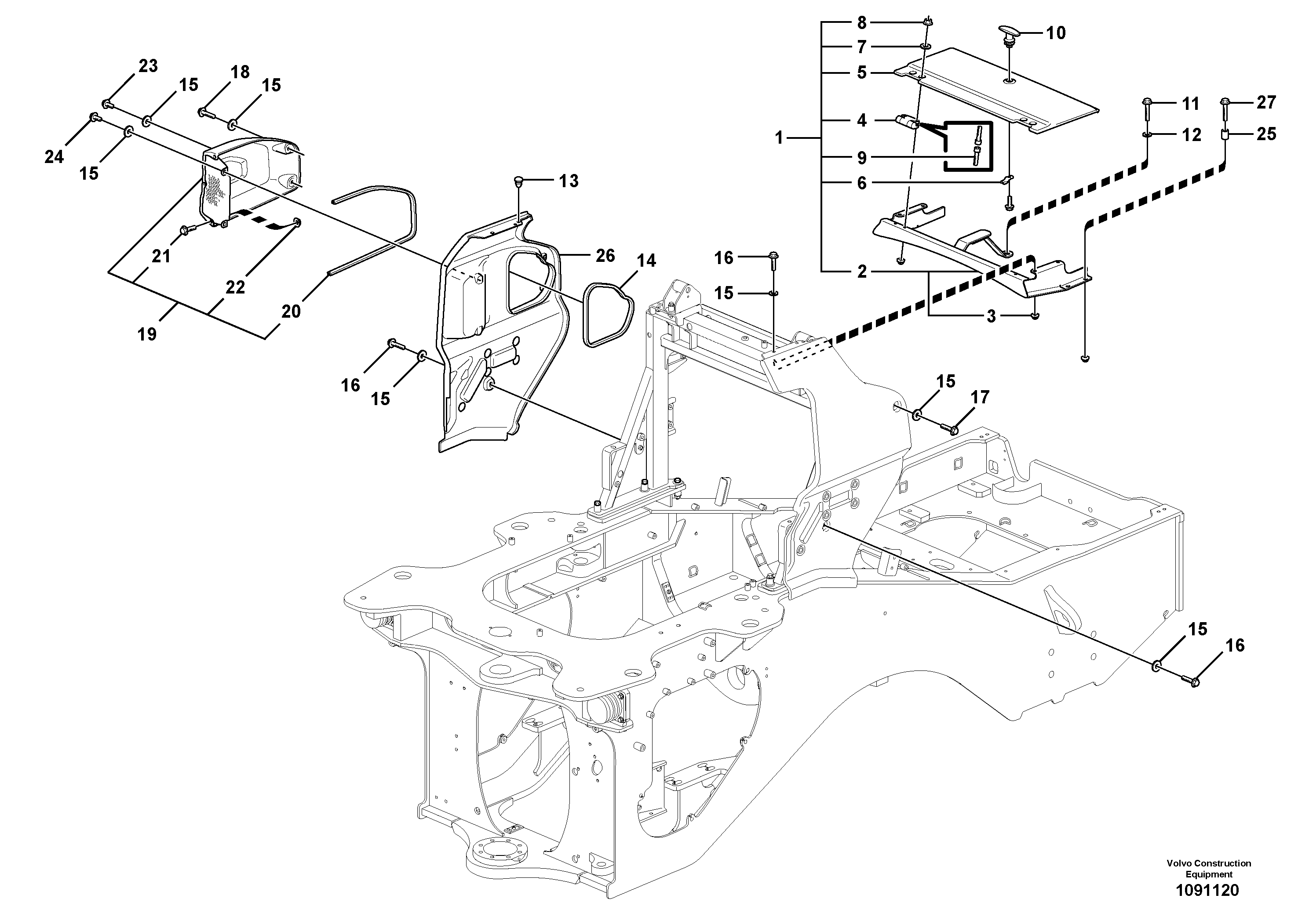 Tip Bucket VOE15166535 VOLVO